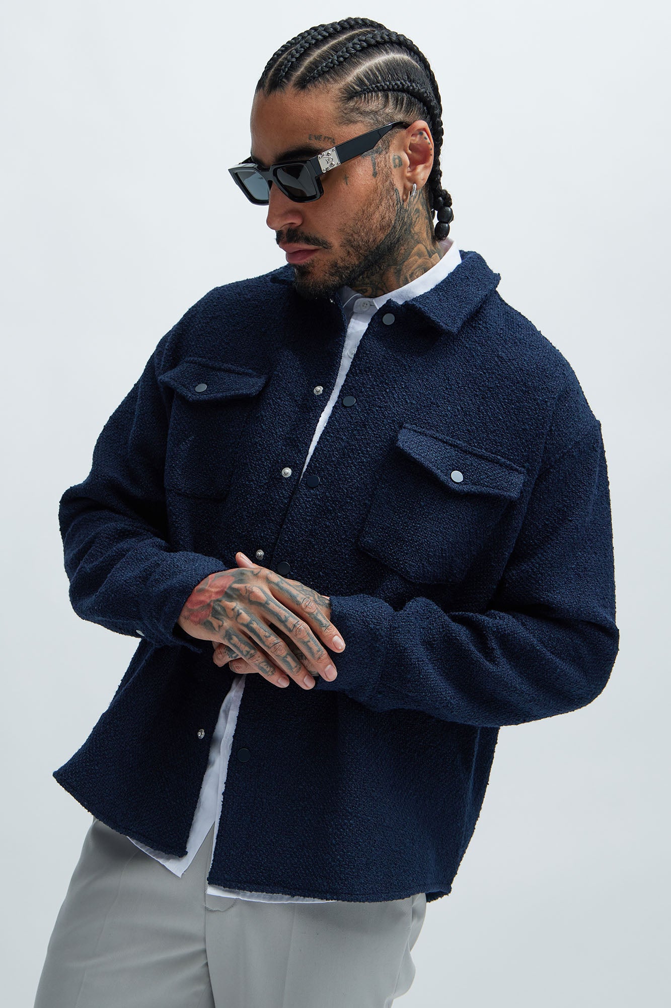 Antigua Textured Oversized Shirt