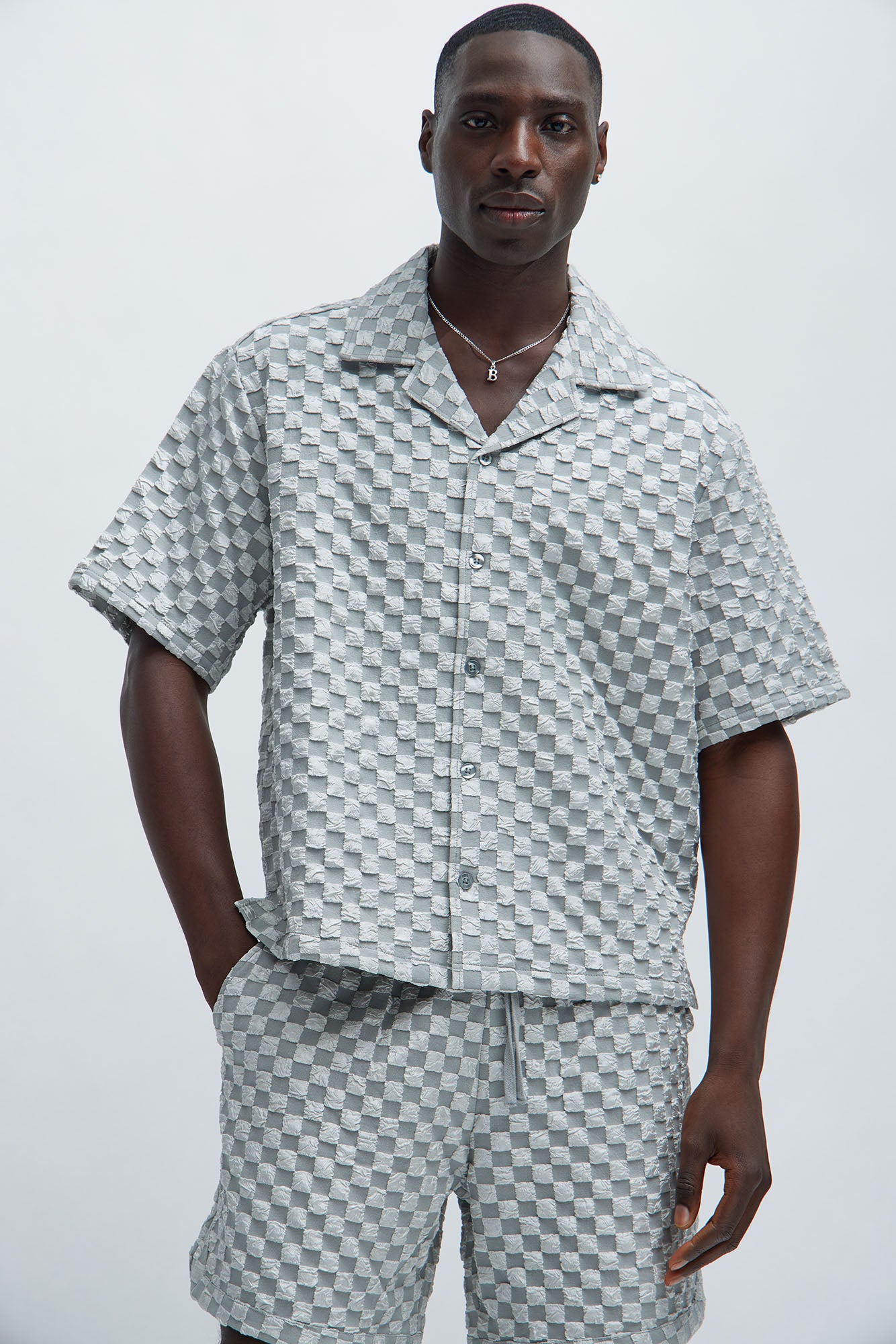 Crinkled Checkers Shirt