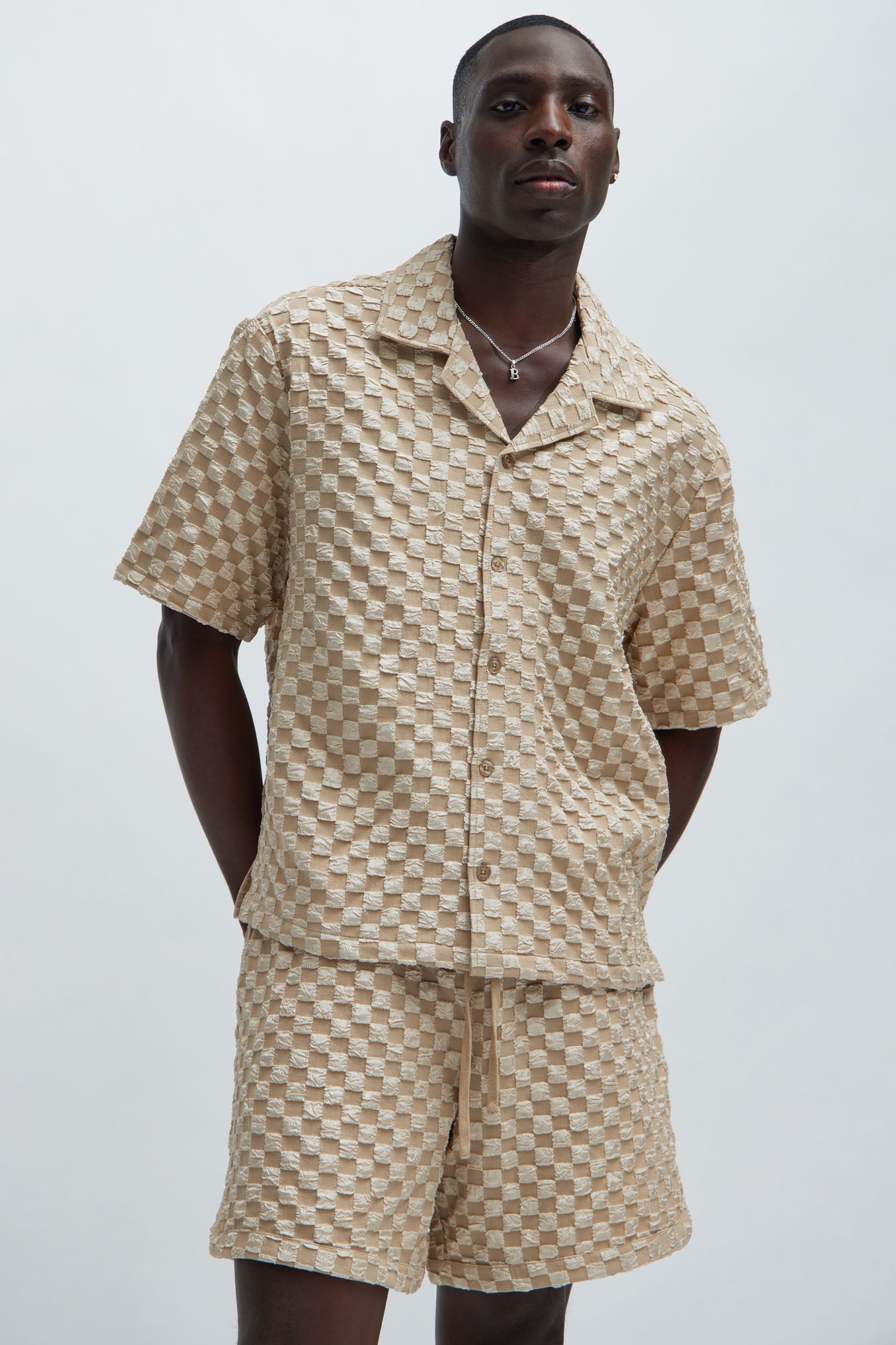 Crinkled Checkers Shirt