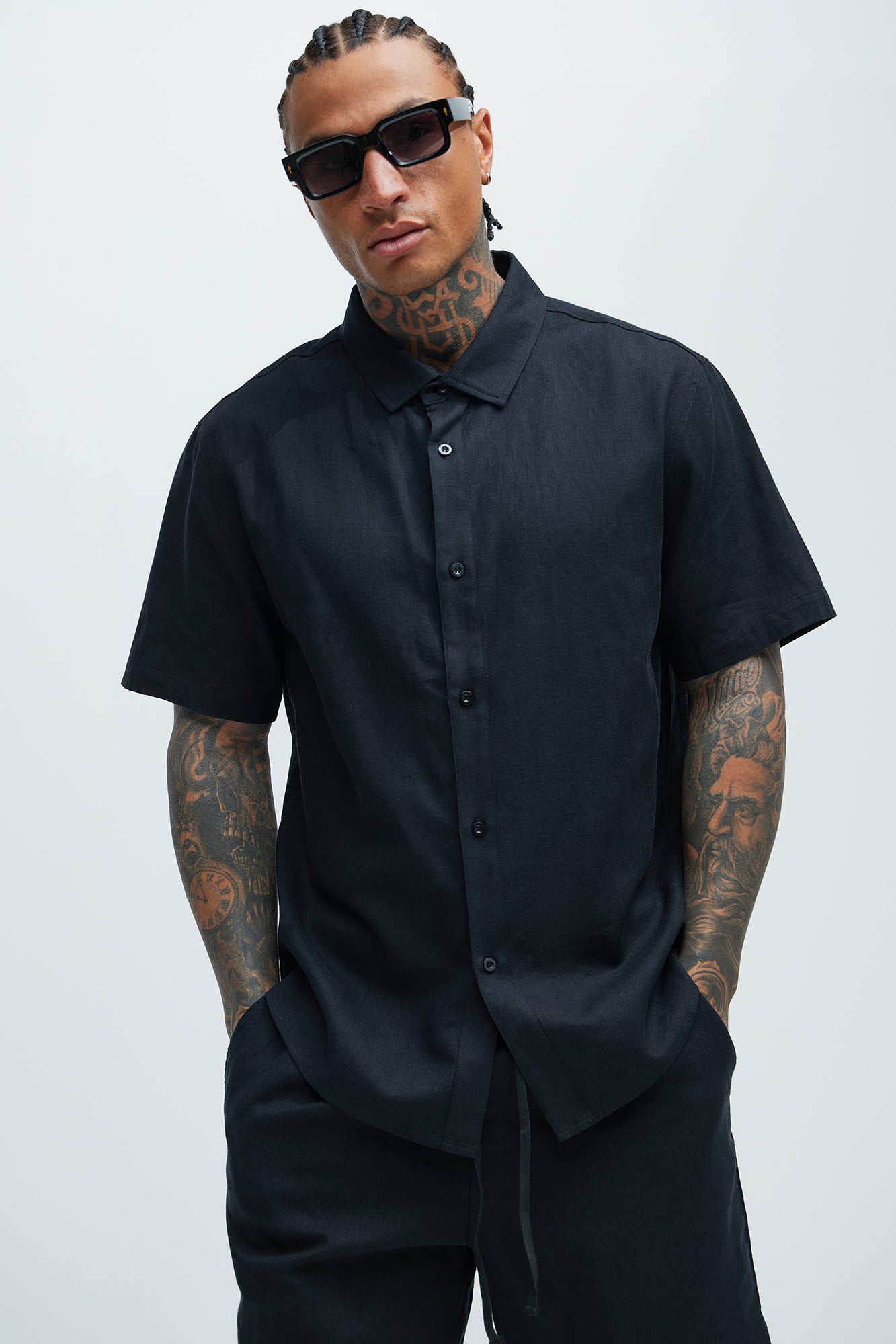 Bahamas Linen Classic Button Up Shirt