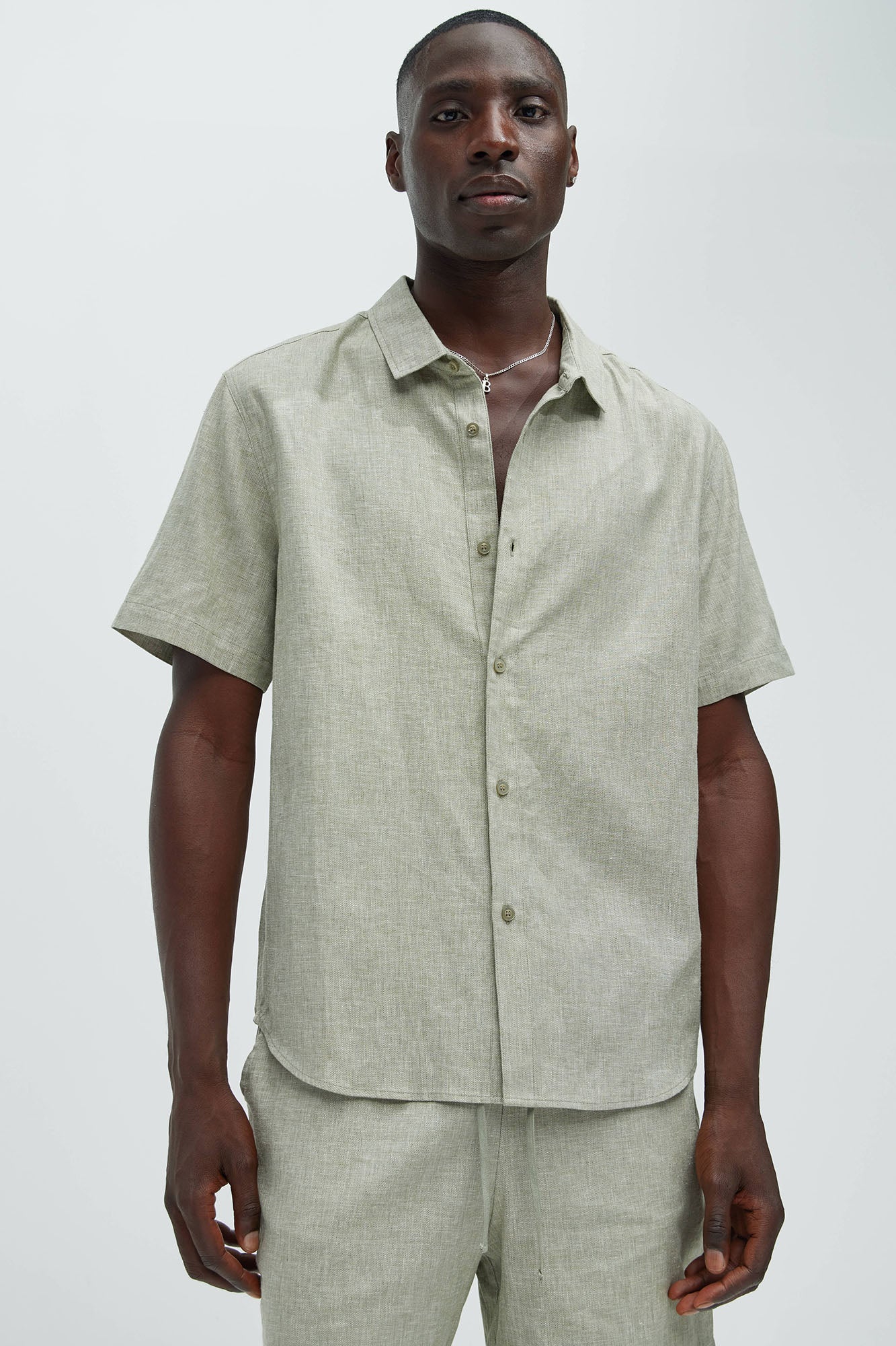 Bahamas Linen Classic Button Up Shirt