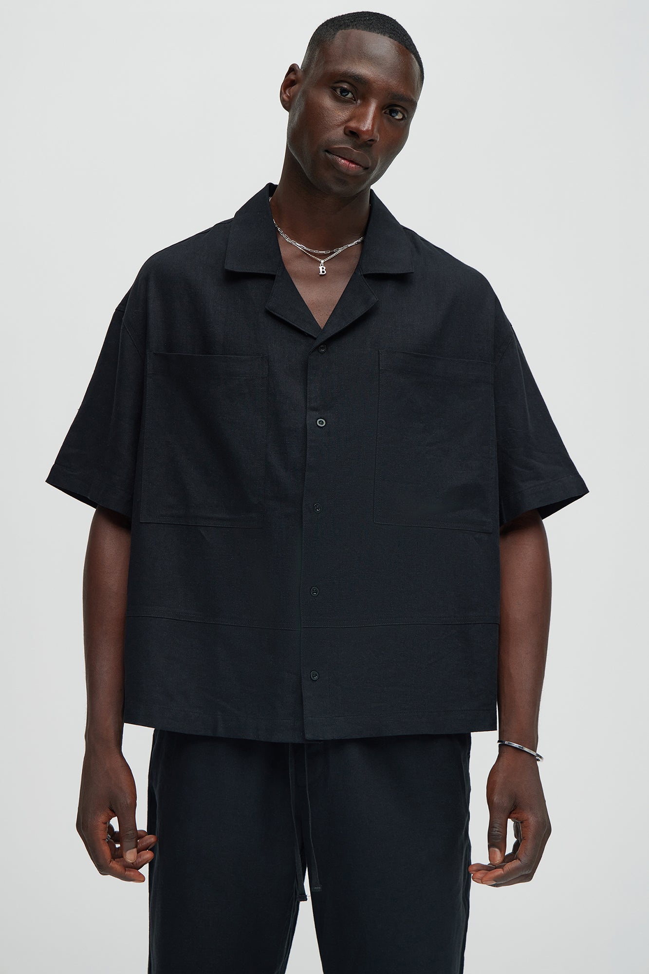 Bahamas Linen Cuban Boxy Shirt