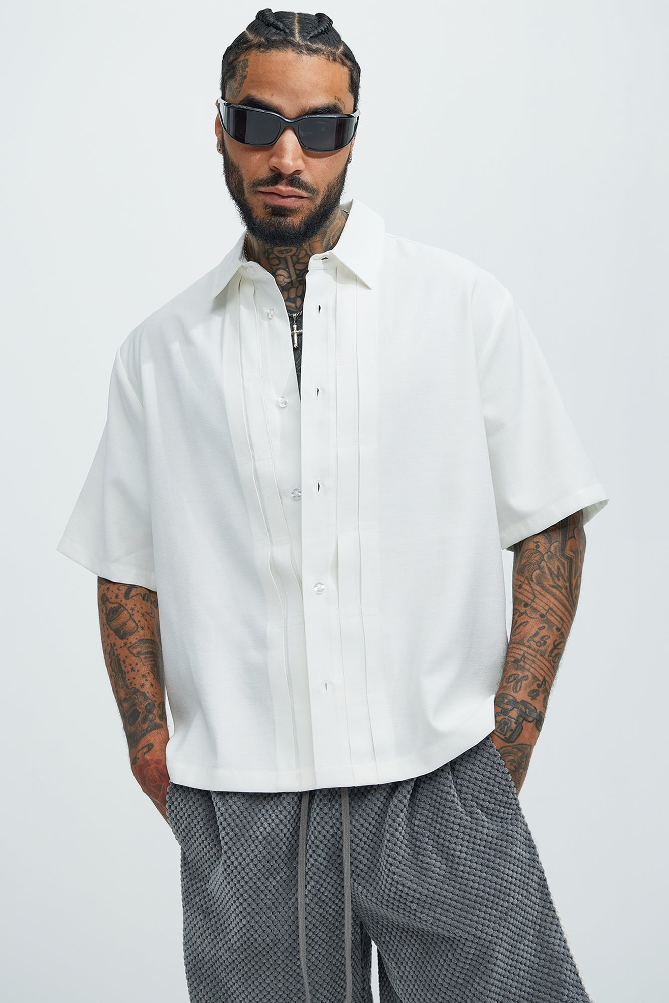 Blexy Pleated Shirt