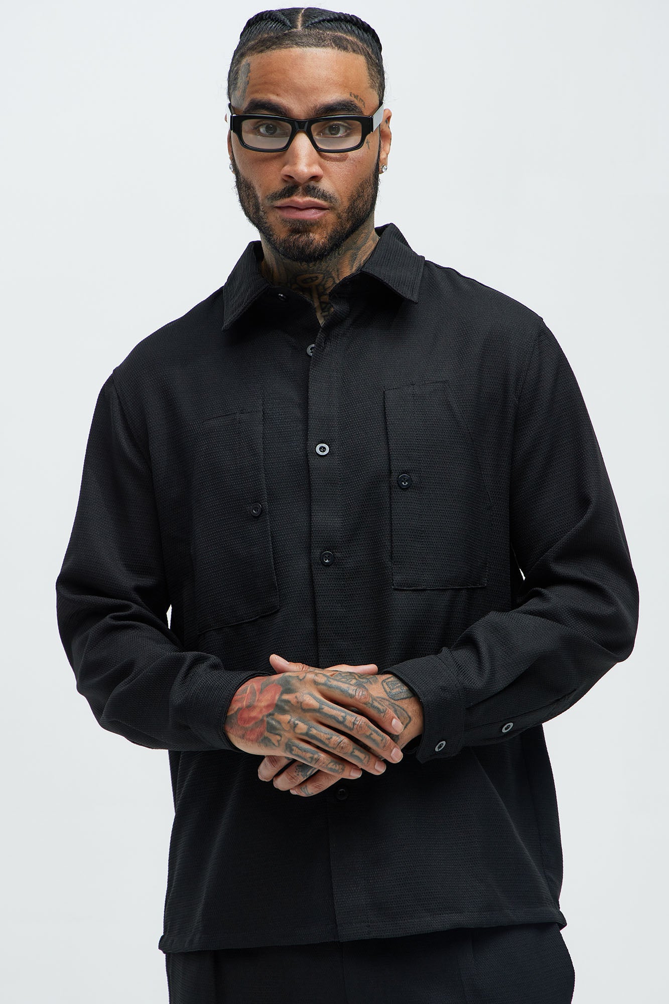 Kerr Textured Button Up Shirt