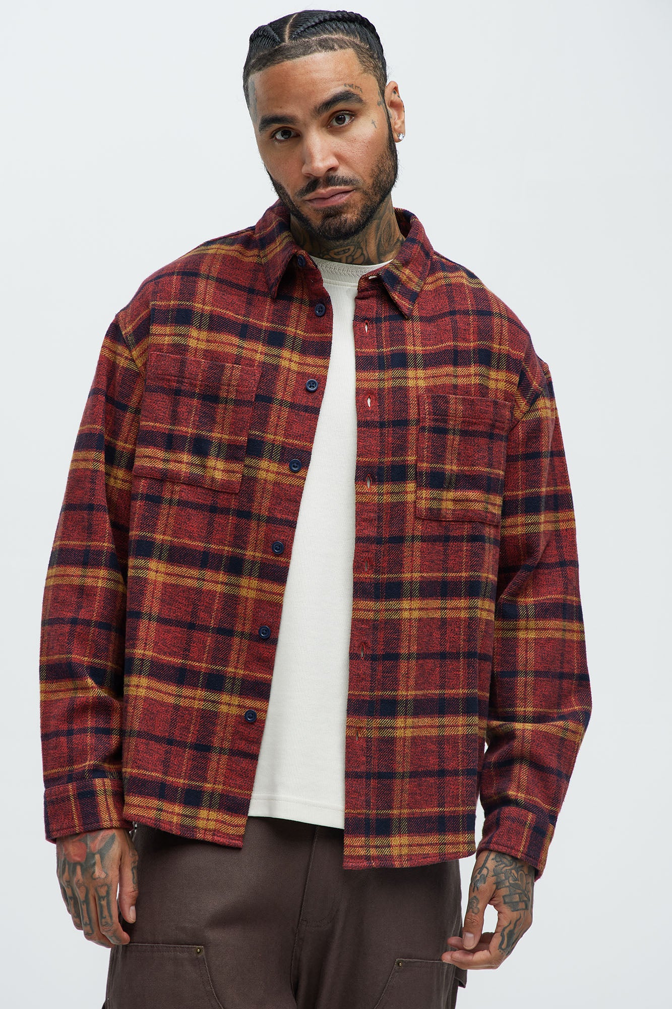 Yuill Plaid Flannel Shirt