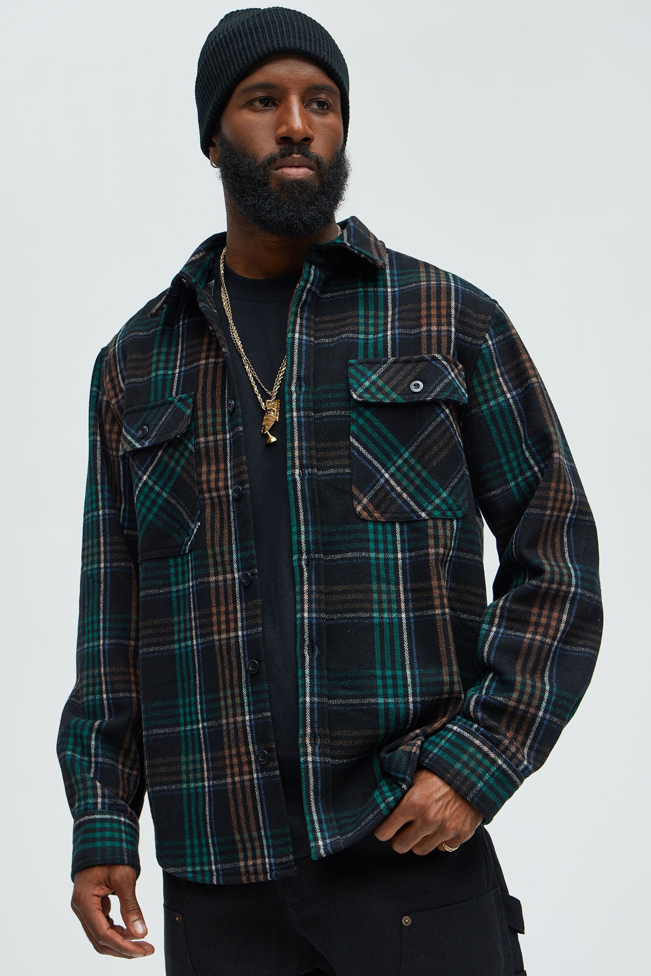 Irving Plaid Button Up Shirt