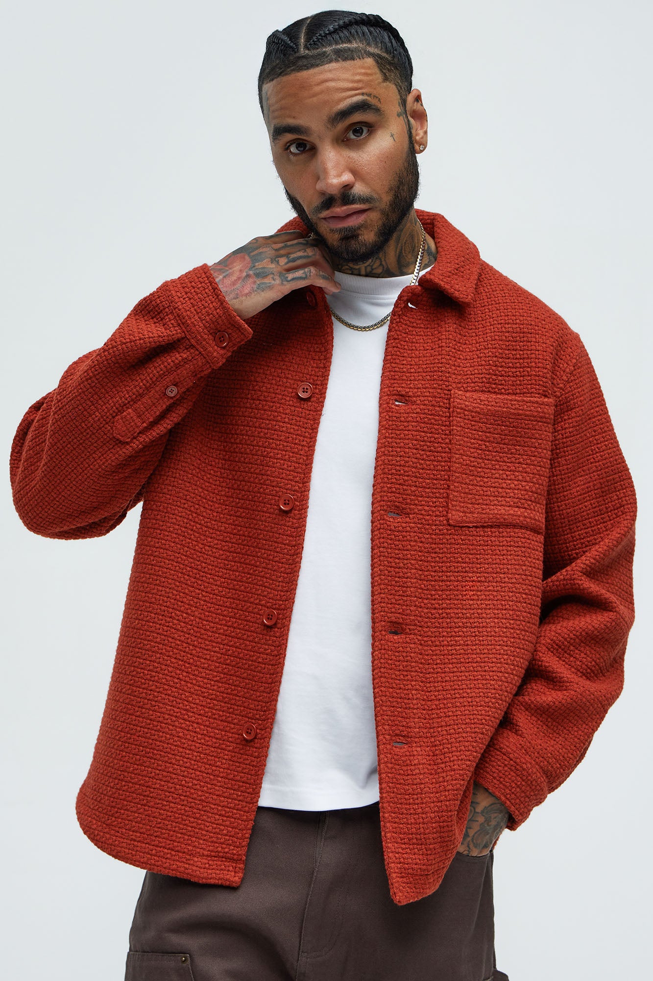 Linden Textured Button Up Shirt