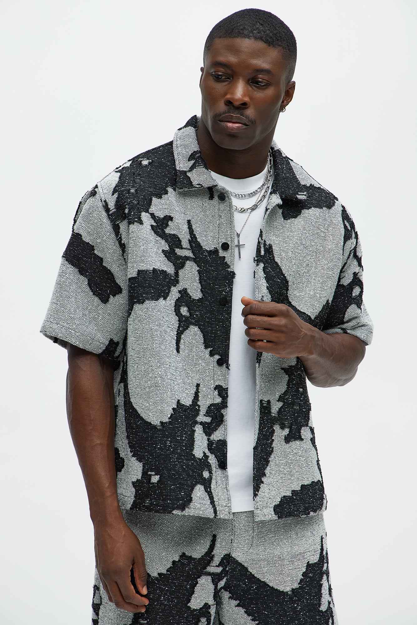Inkblot Button Up Shirt
