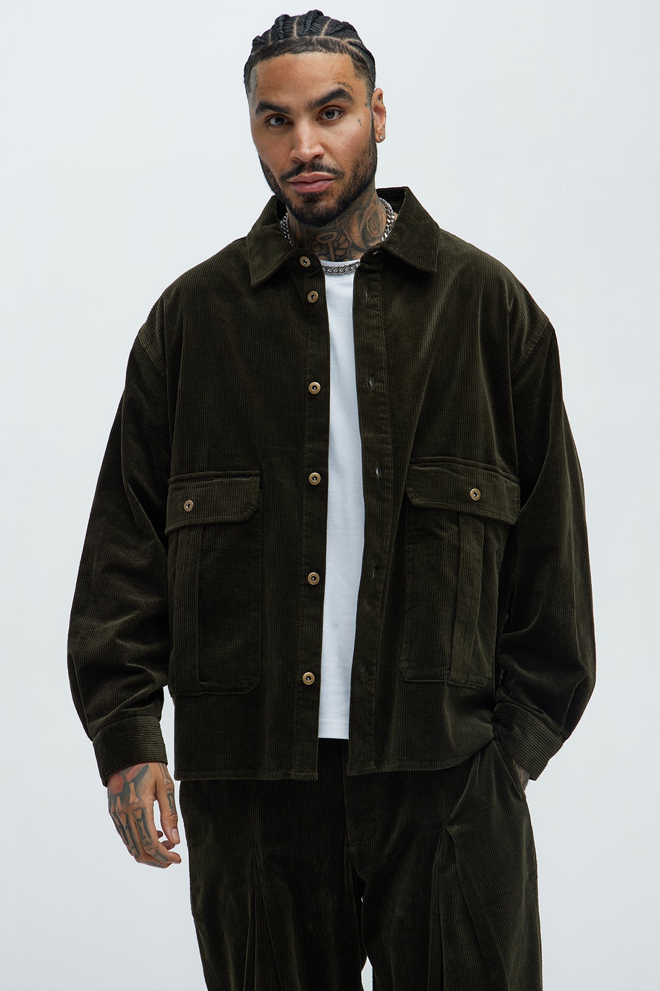 Anderson Corduroy Button Up Shirt