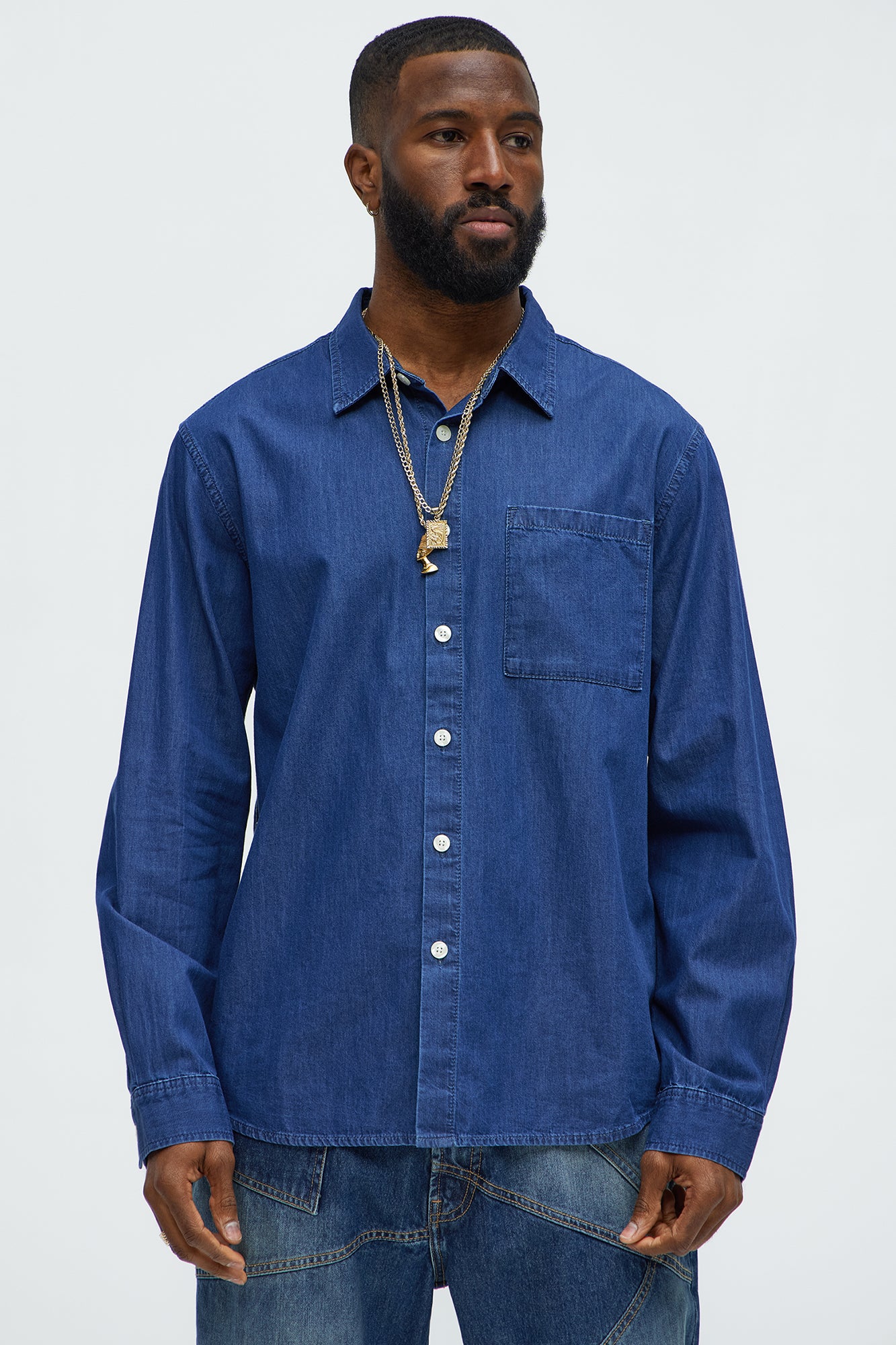 Chambray Long Sleeve Shirt