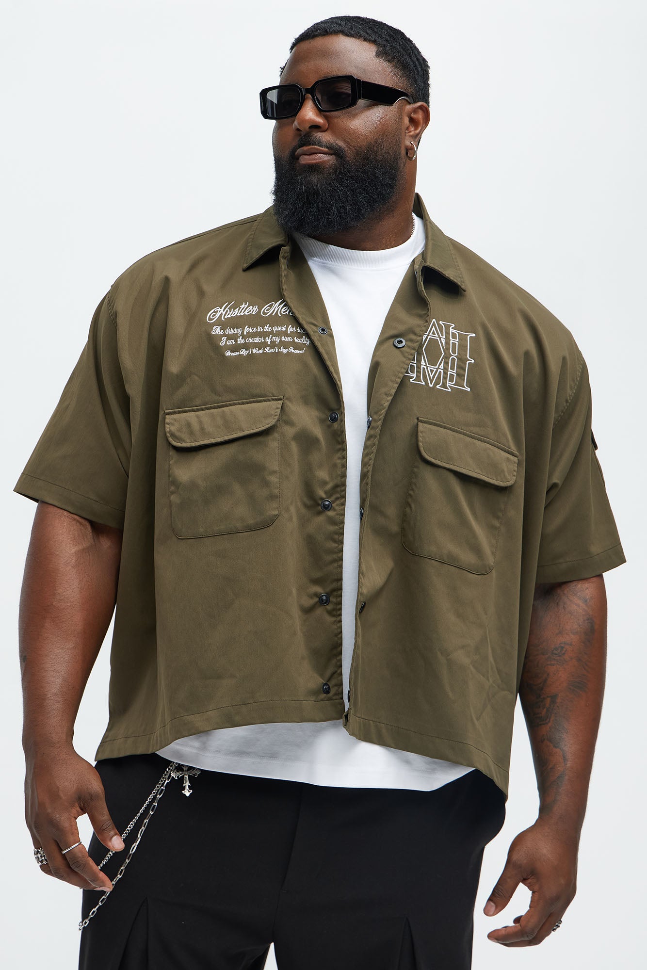 Hustler Mentality Short Sleeve Shirt