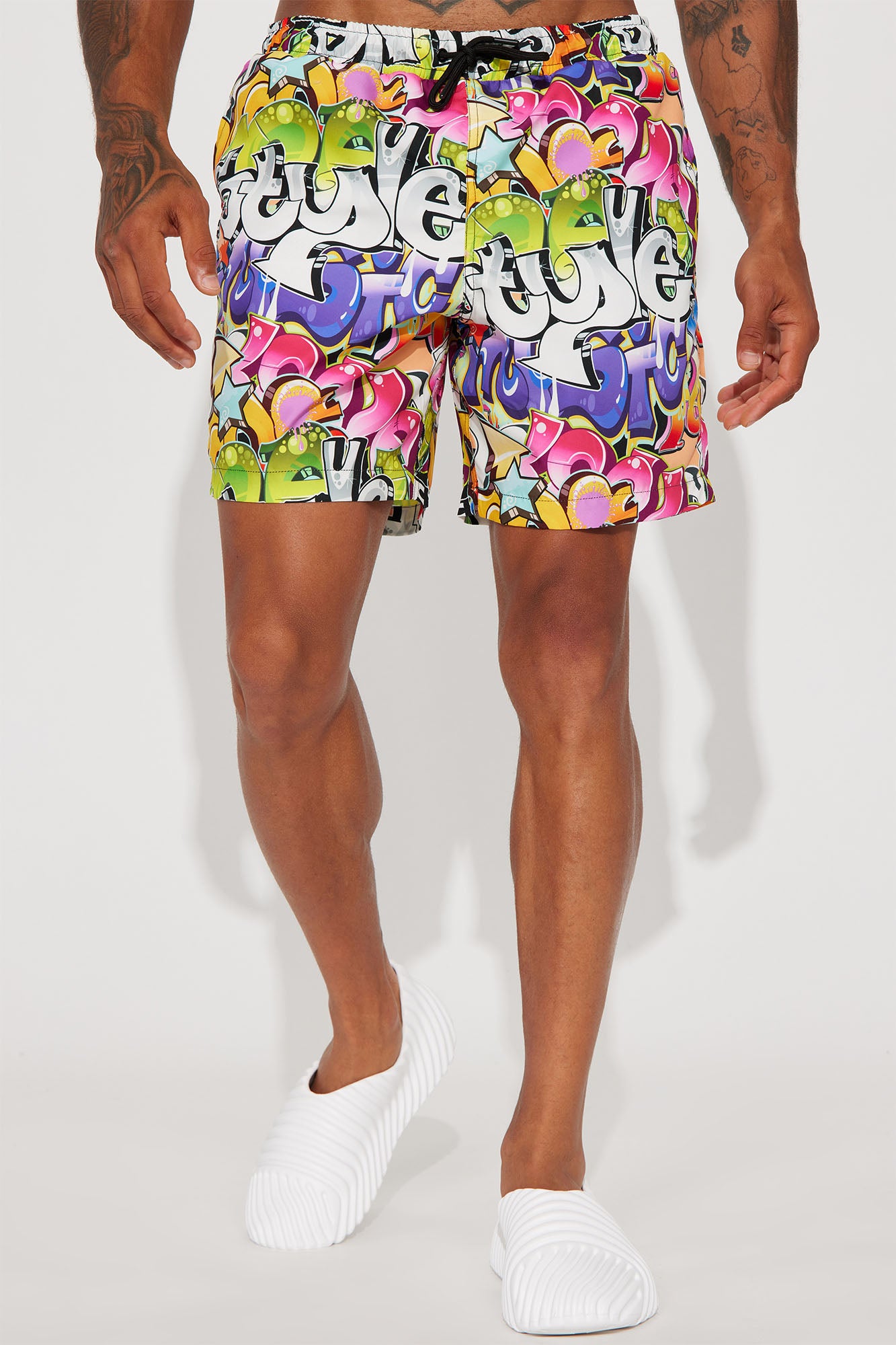 All That Graffiti Swim Classic Trunk