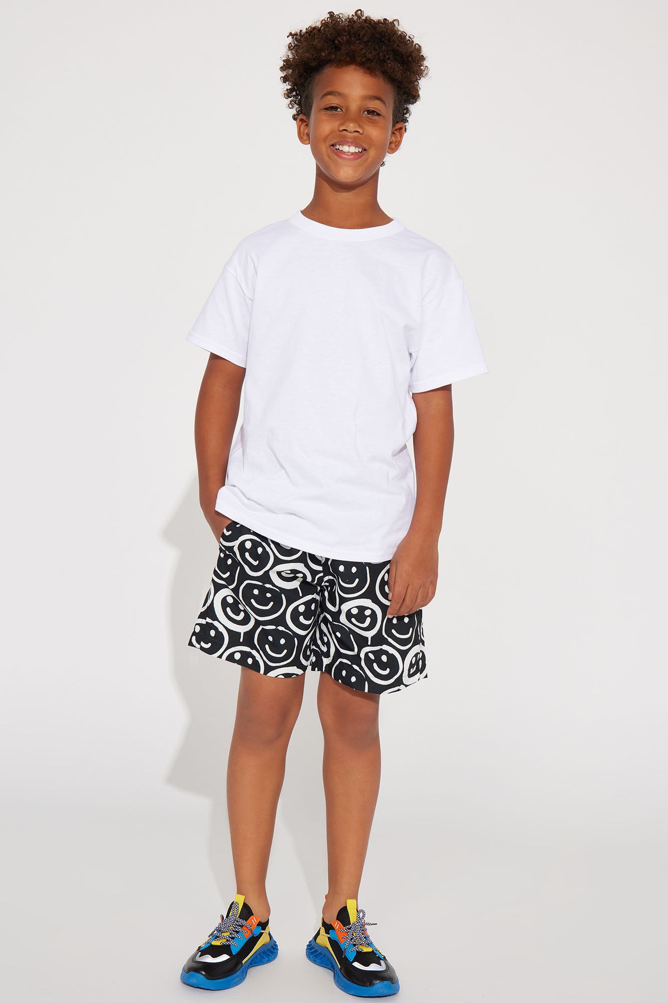 Mini Smiles Paint Swim Trunk