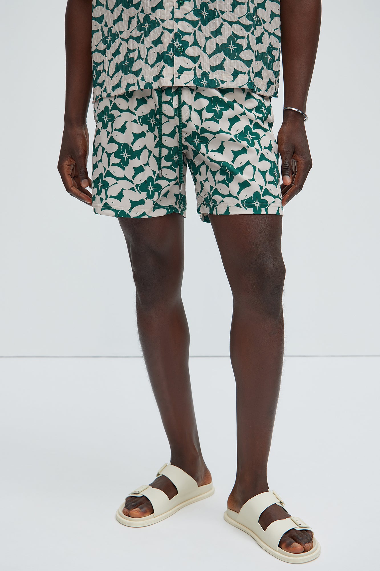 Bayou Floral Swim Mid Trunk