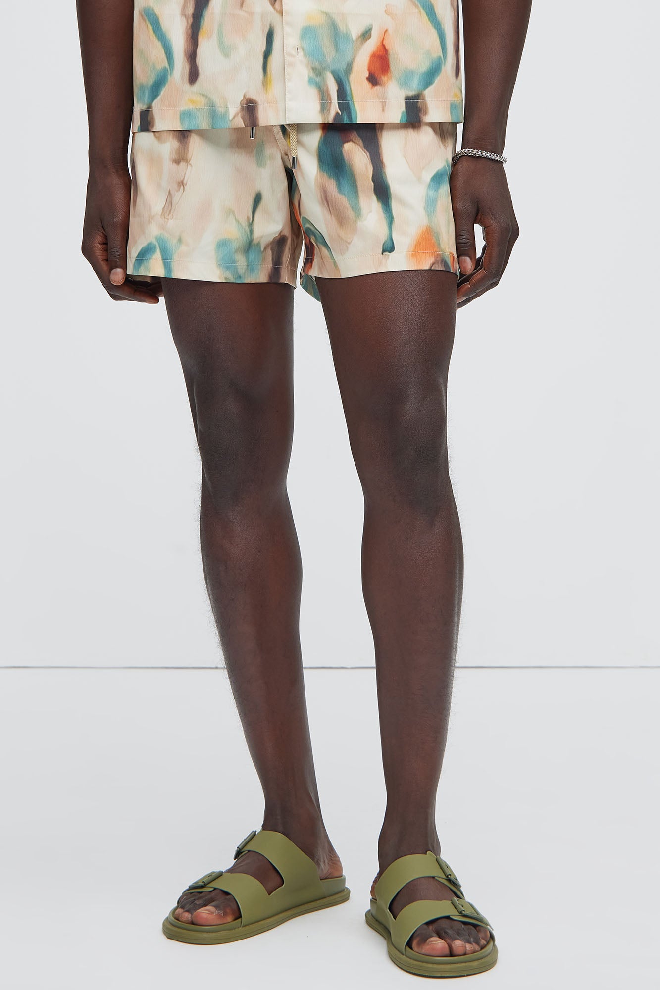 Capen Watercolor Swim Mid Trunk