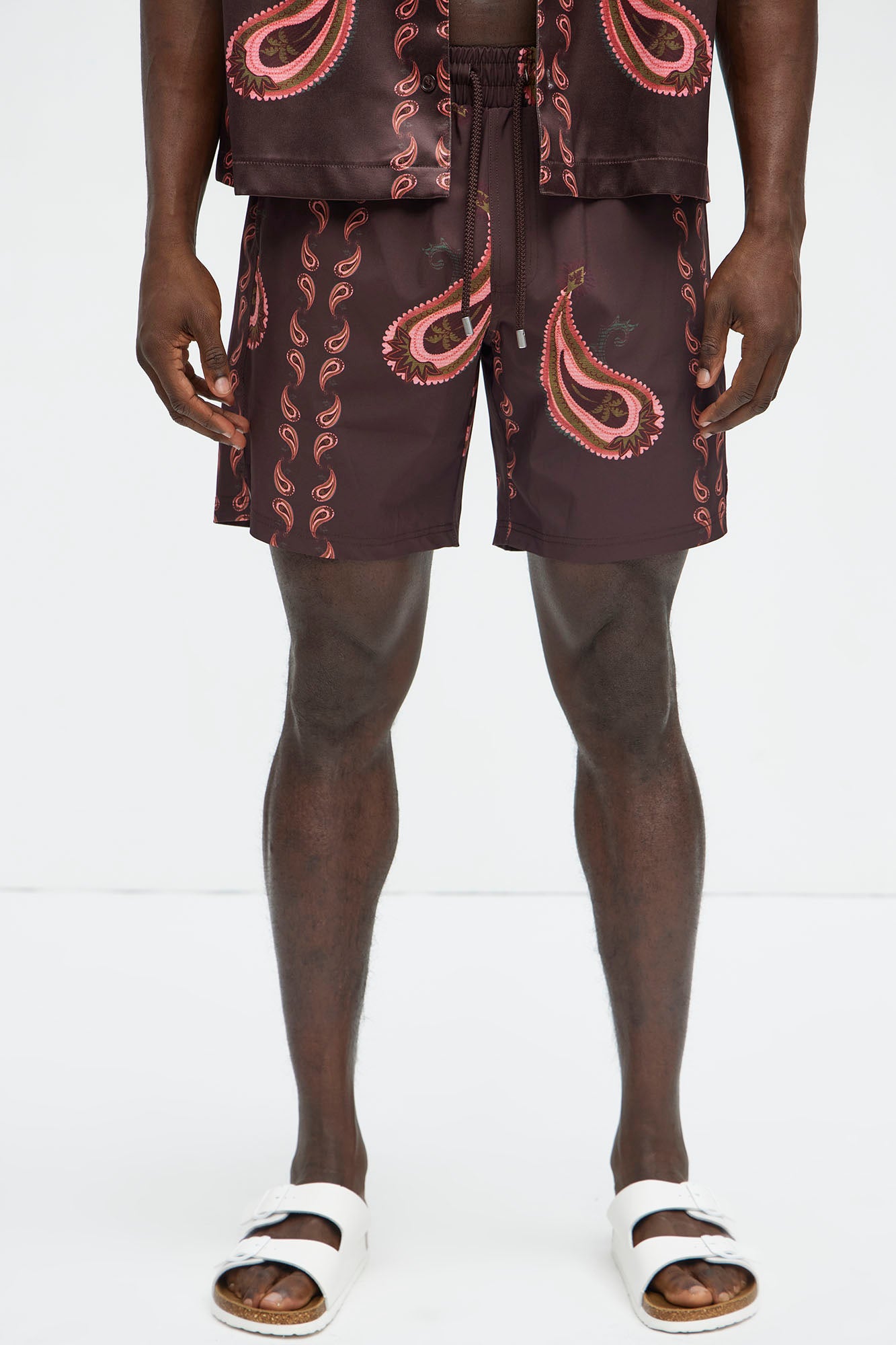 Palm Paisley Print Swim Classic Trunk