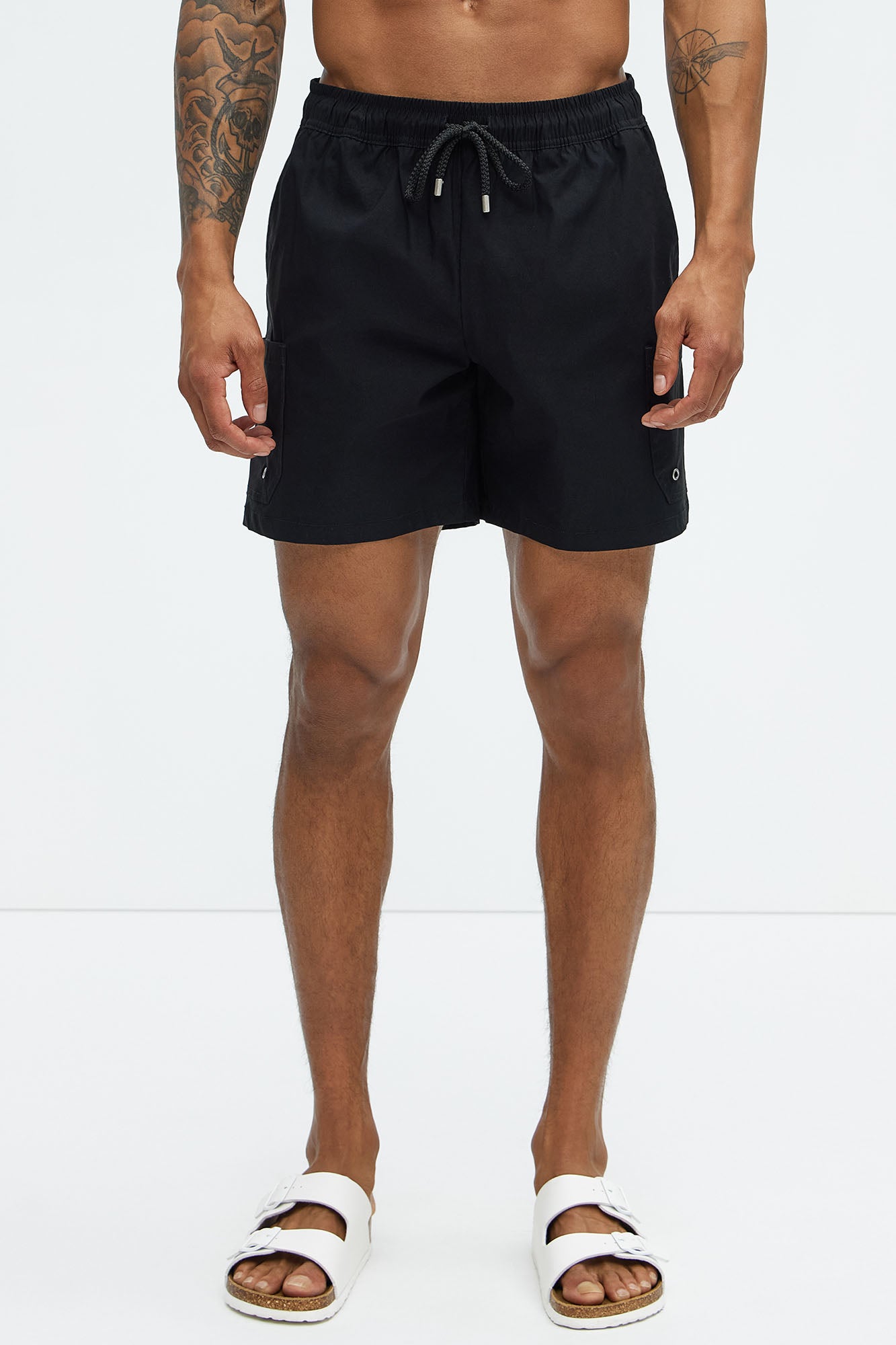 Keeping It Solid Velcro Swim Classic Trunk
