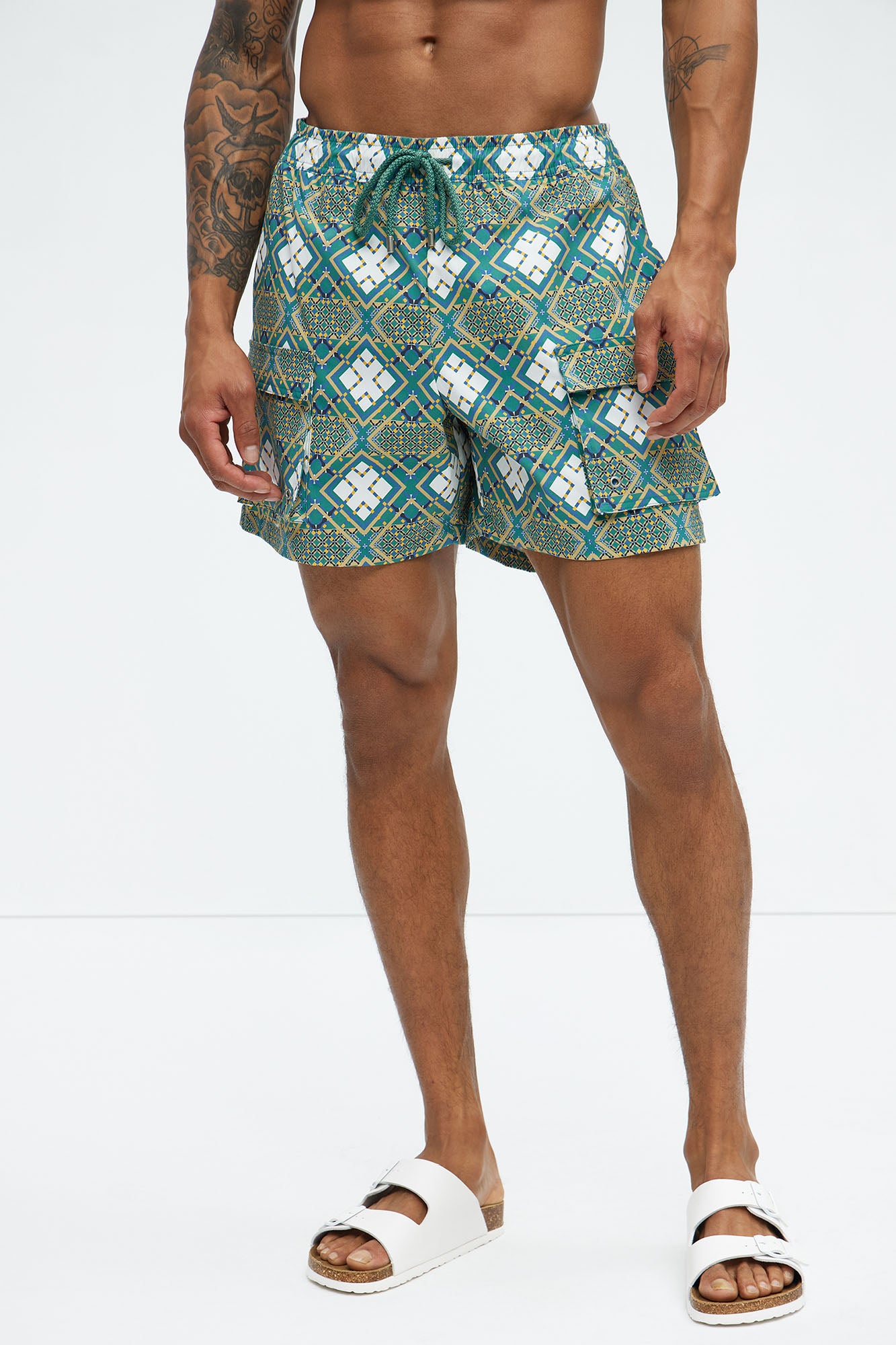Adios Geometric Cargo Swim Mid Trunk