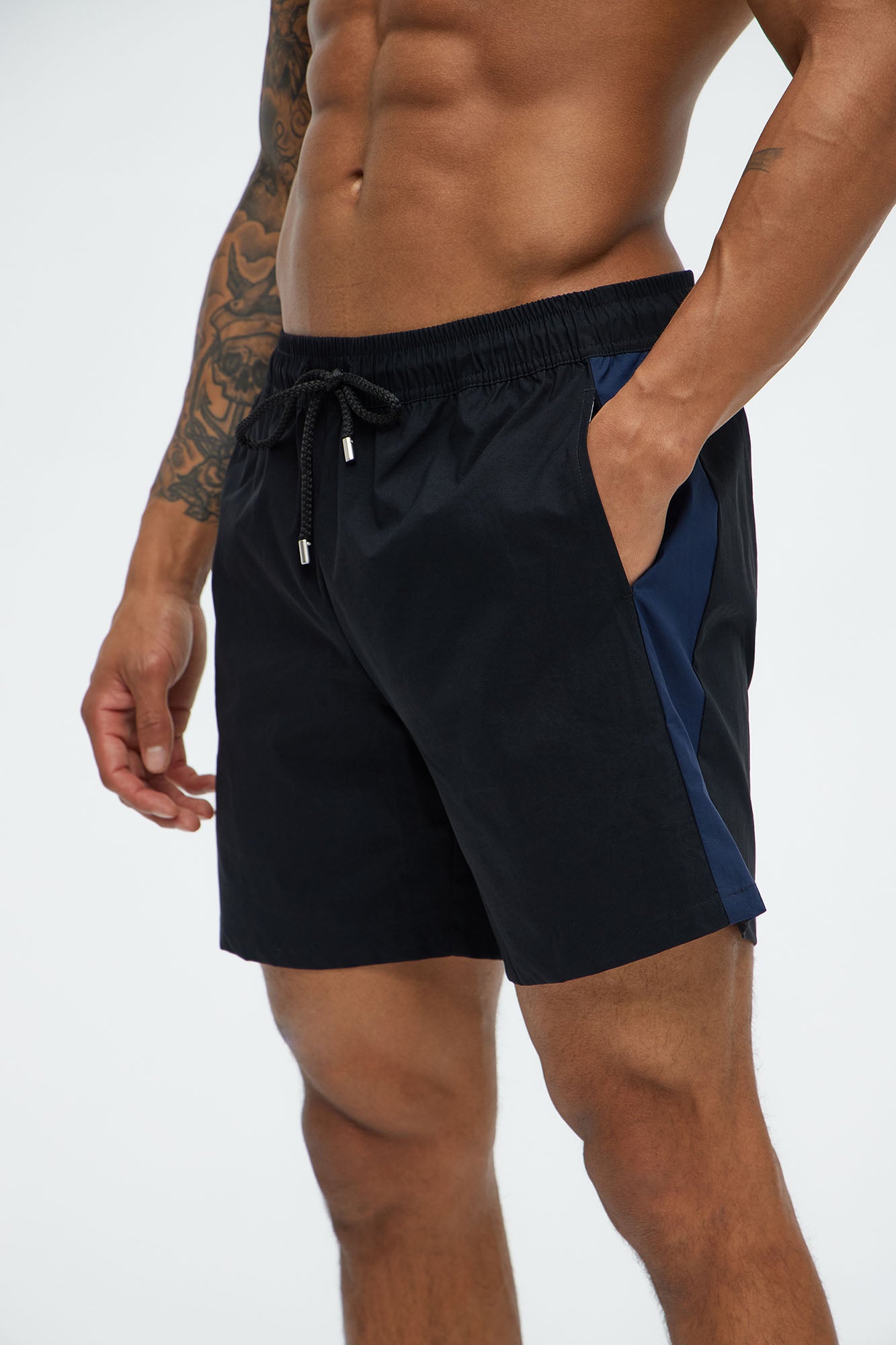 Contrast On The Side Swim Classic Trunk