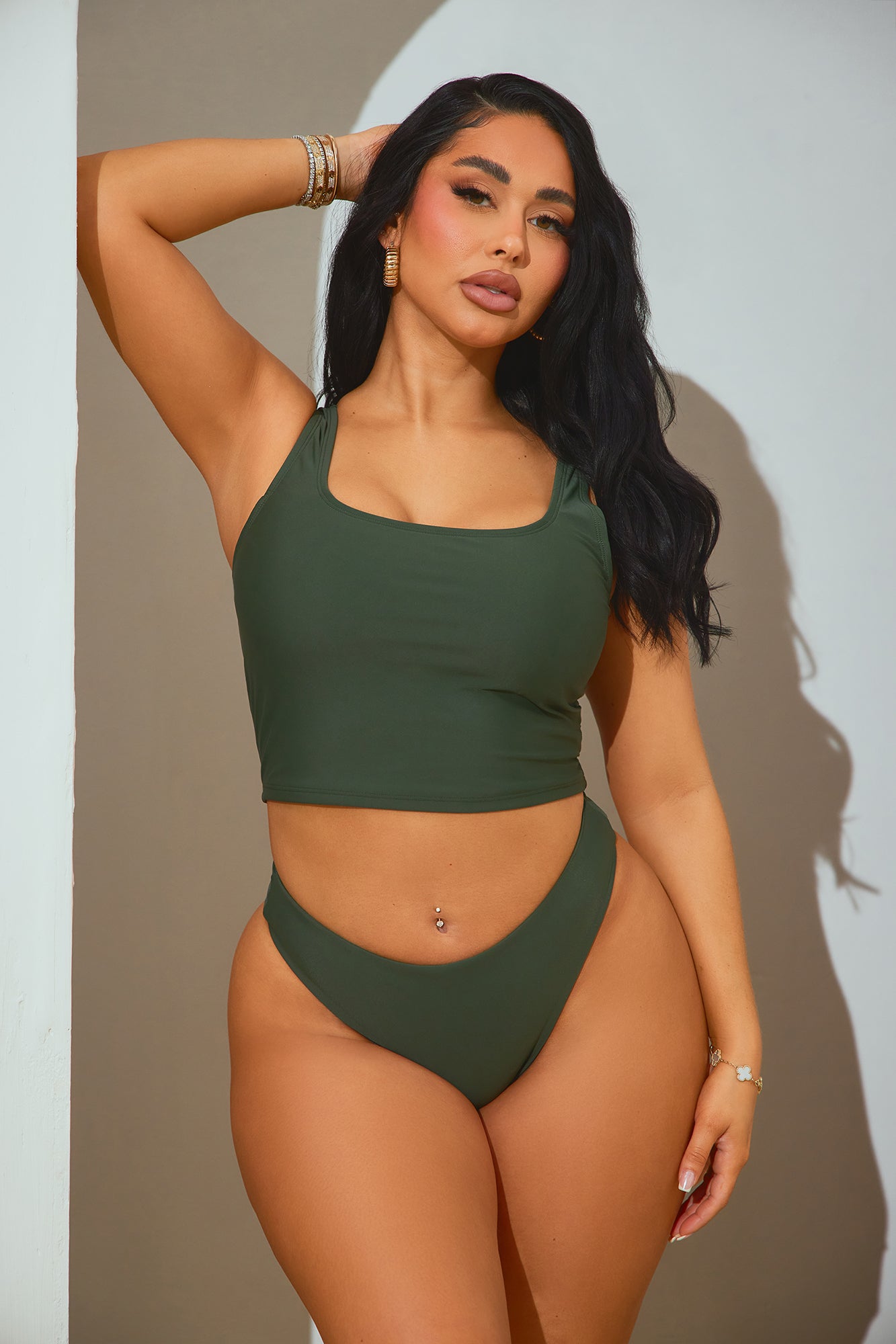 Maui Mix And Match Tank Shirt Bikini Top
