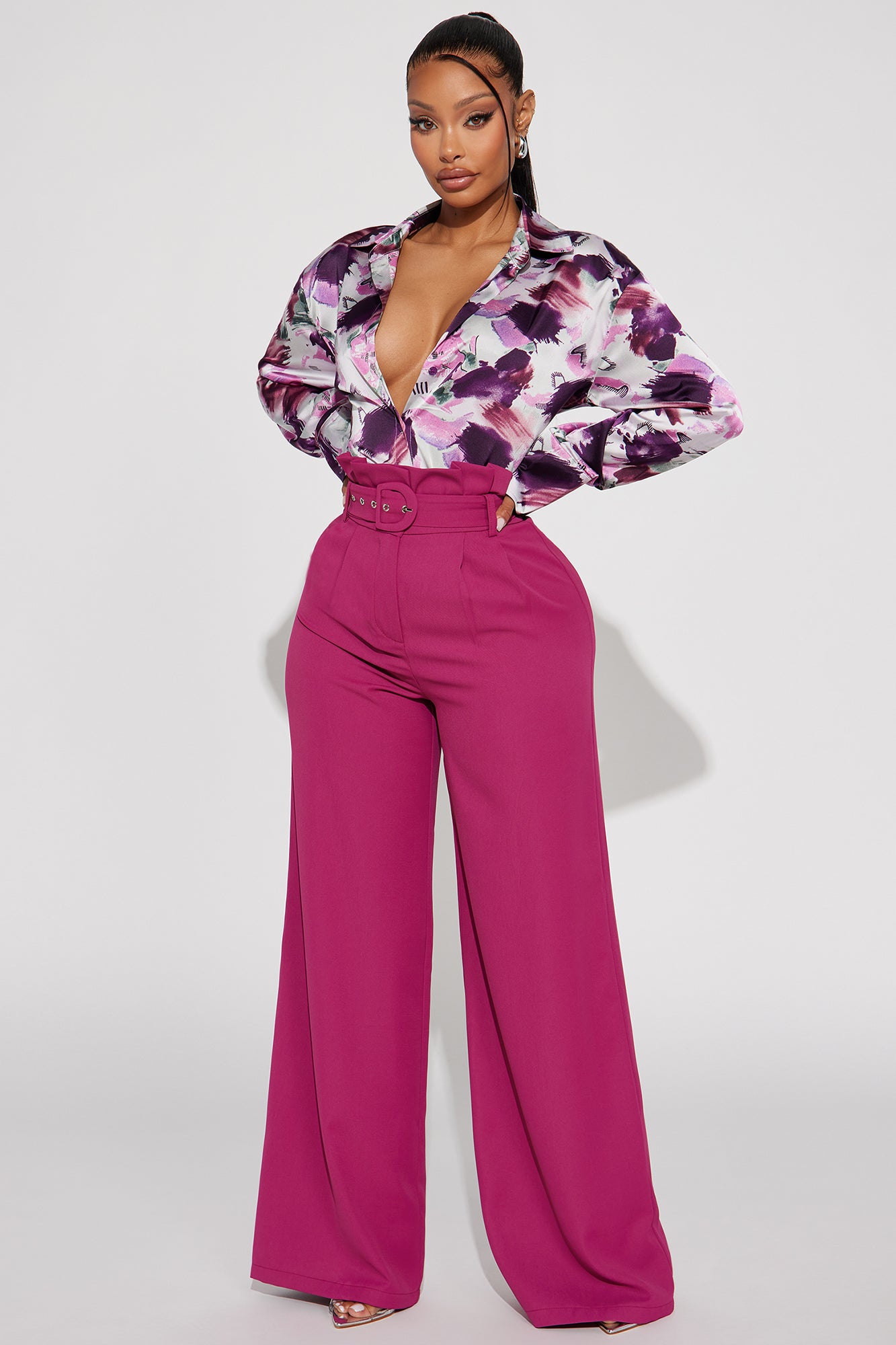When You're Ready Belted Trouser