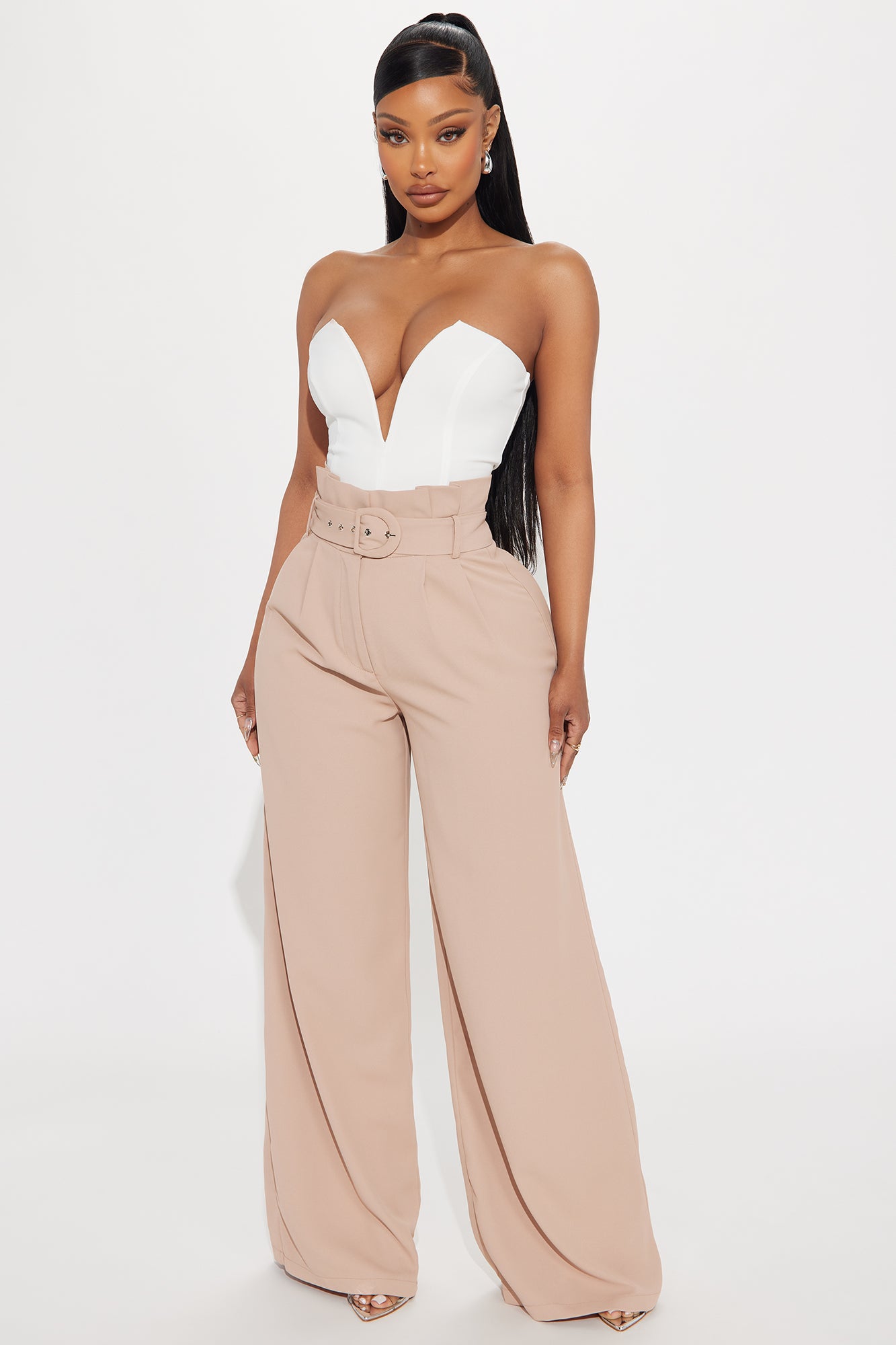 When You're Ready Belted Trouser