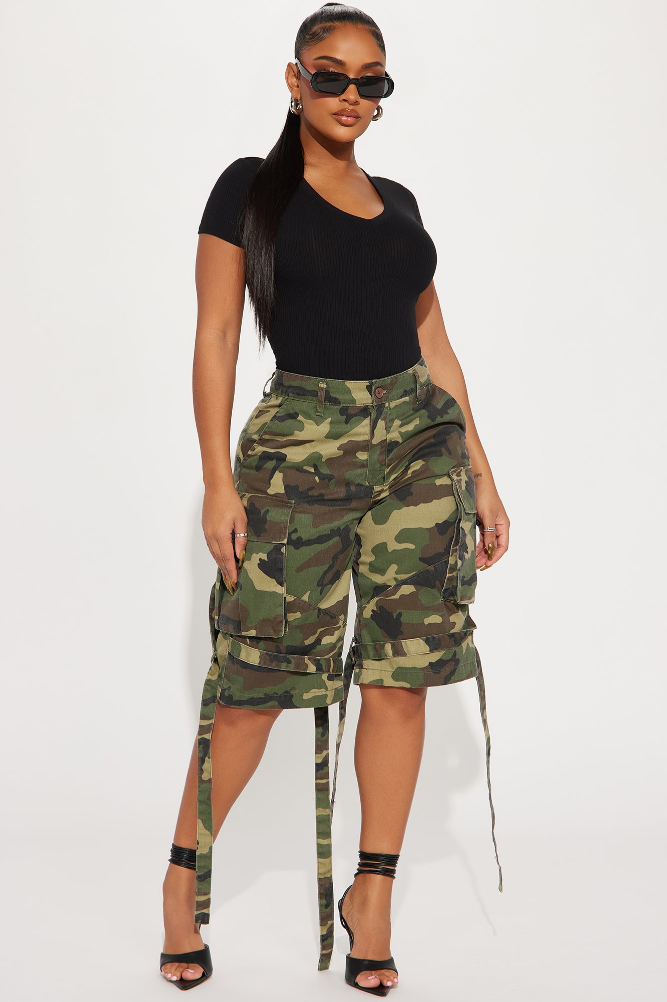 Level You Up Cargo Bermuda Short
