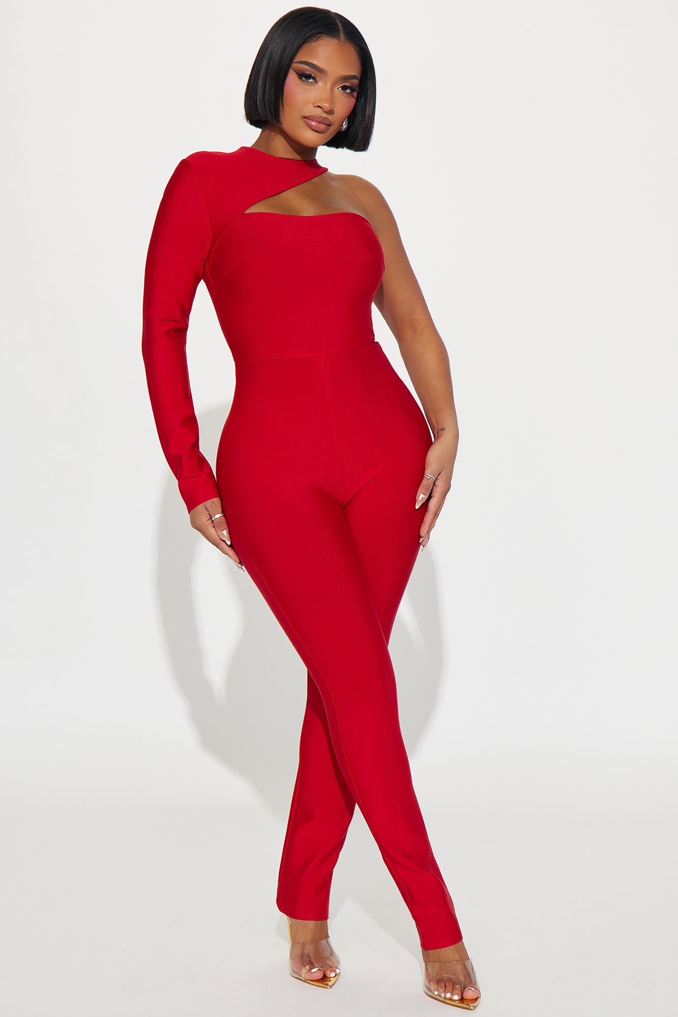 Make It Out Bandage Jumpsuit