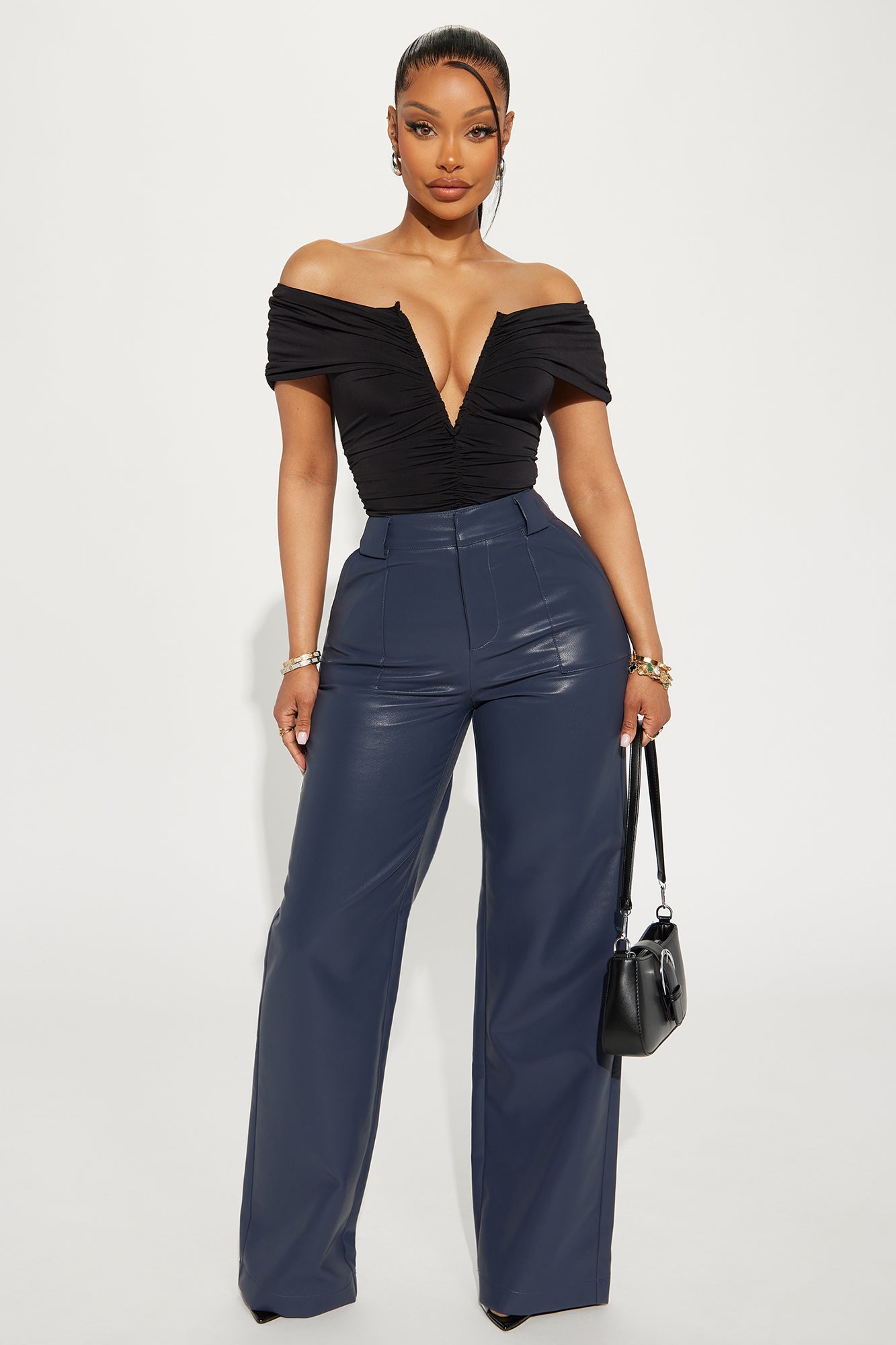Tailored For You Faux Leather Pant