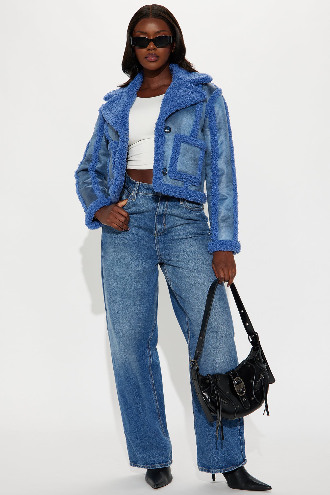 Come My Way Shearling Coat
