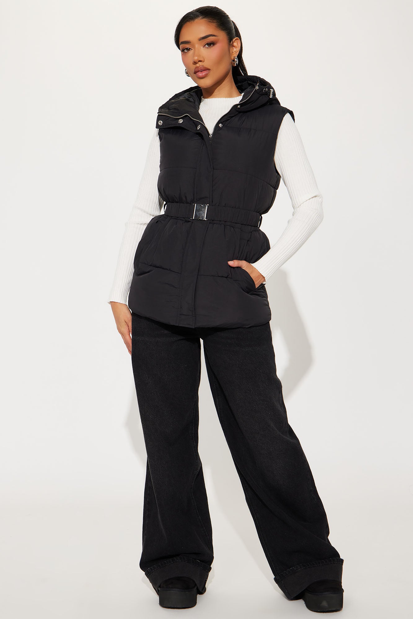 Hold You Down Puffer Vest