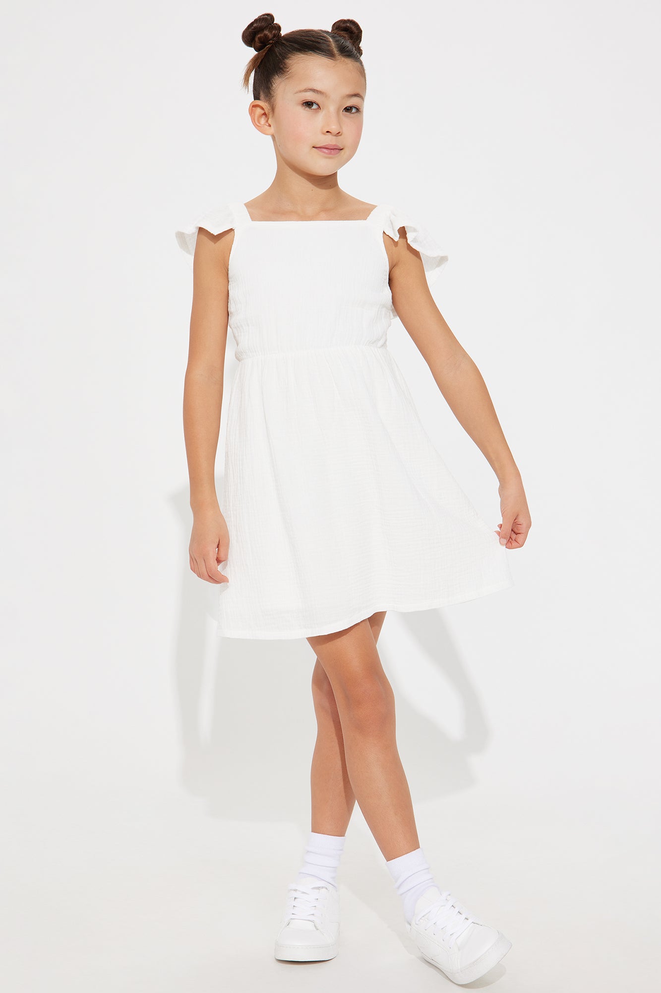 Mini Margot Ruffle Sleeve Dress
