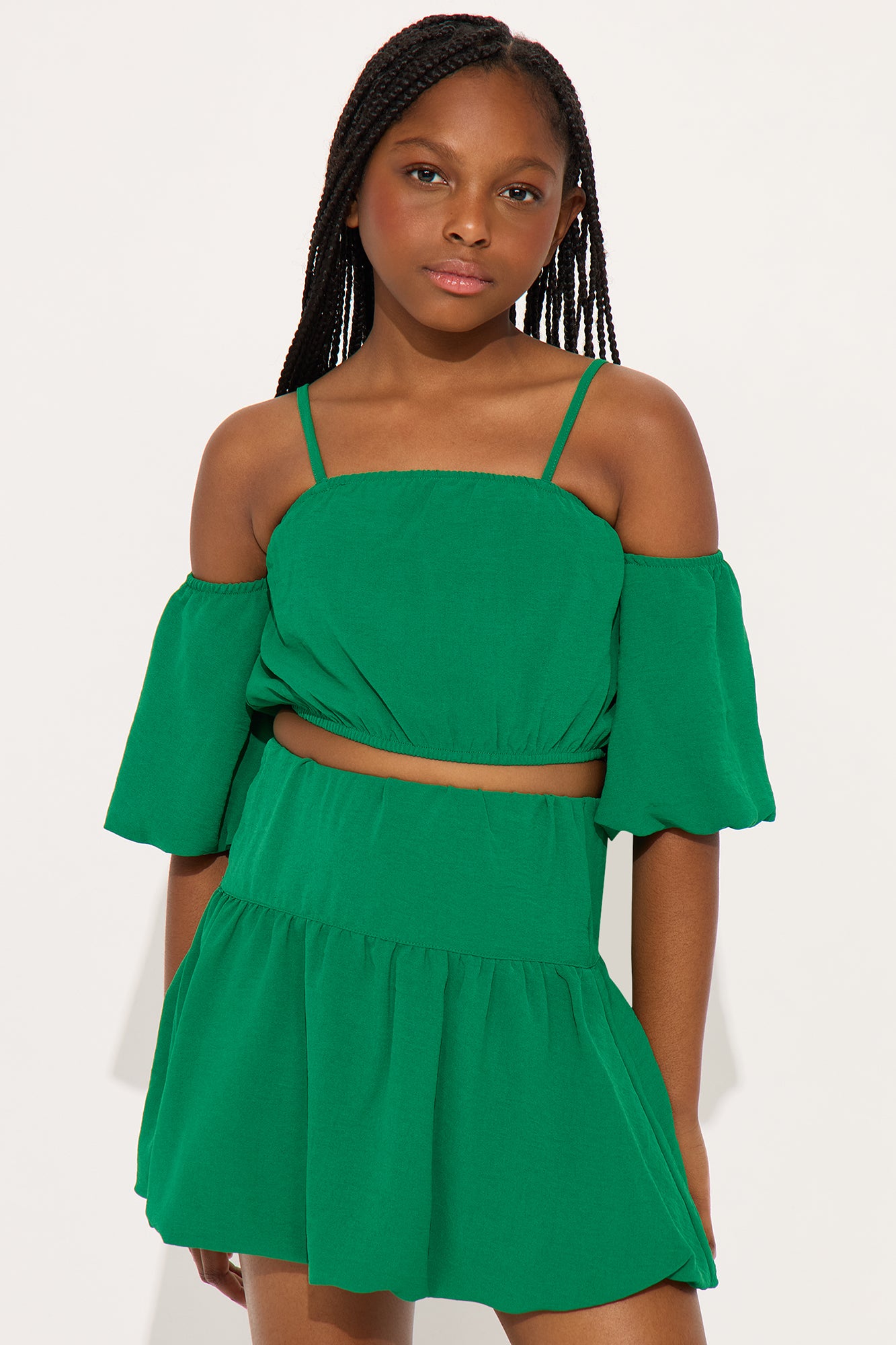 Mini Veda Bubble Skirt Set