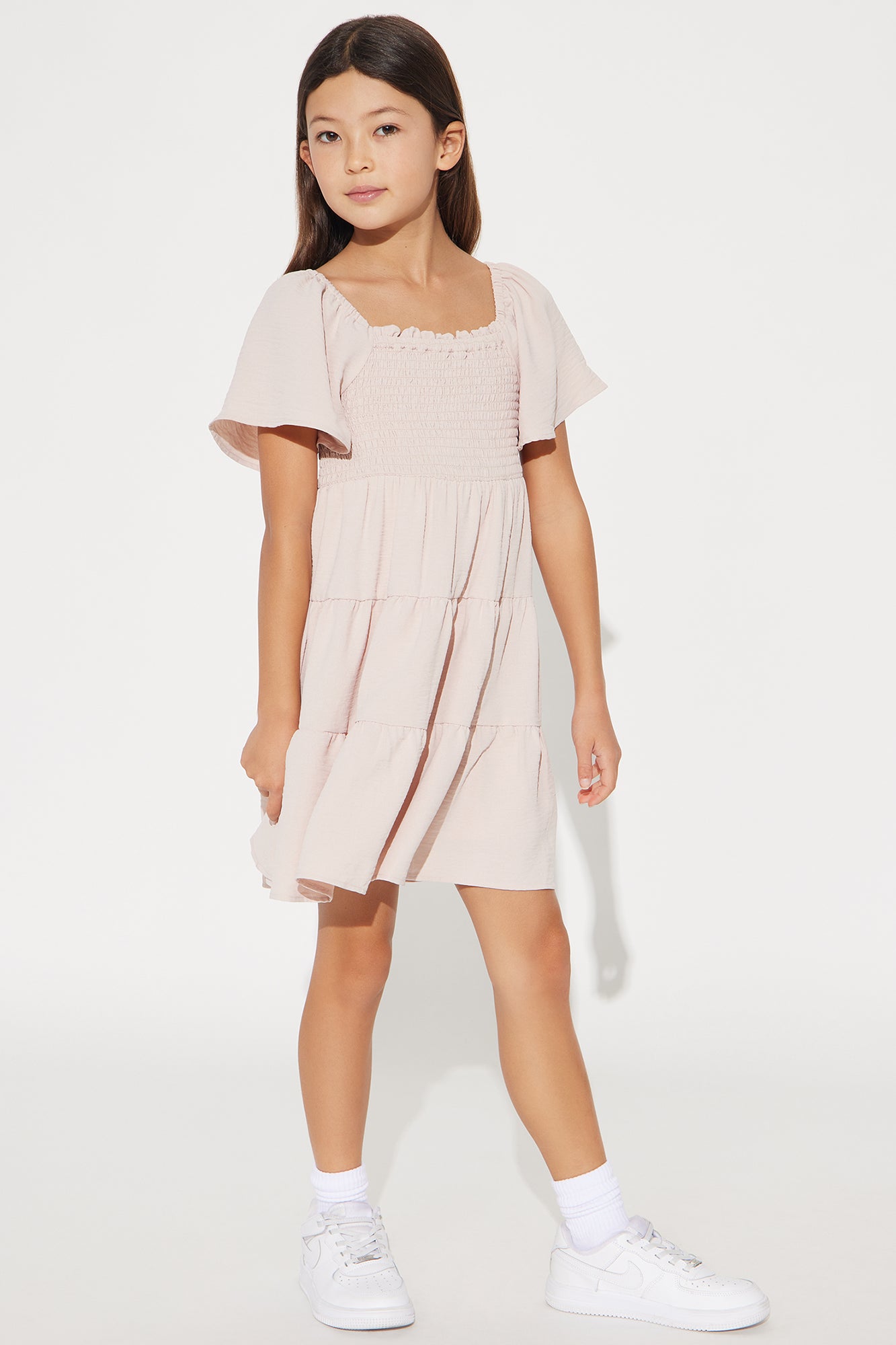 Mini Nicole Smocked Dress