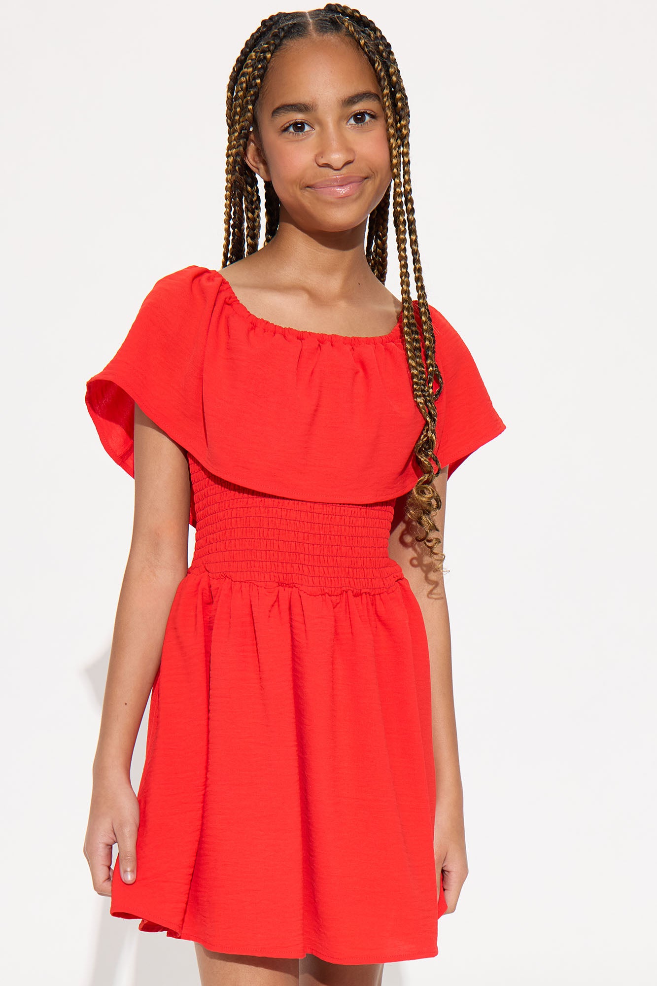 Mini Stella Smocked Dress