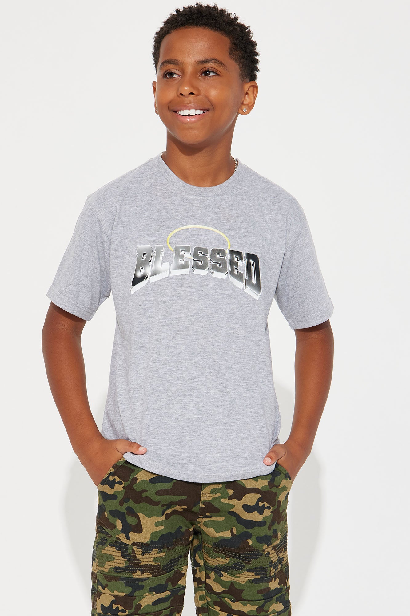 Mini Beyond Blessed Short Sleeve Tee