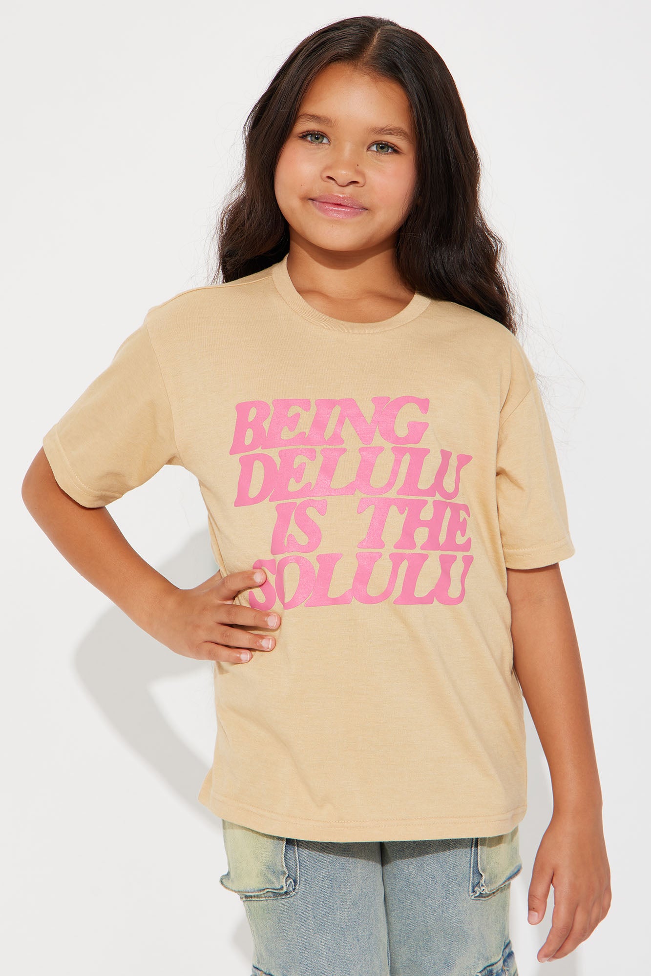 Mini Being Delulu Is The Solulu Tee