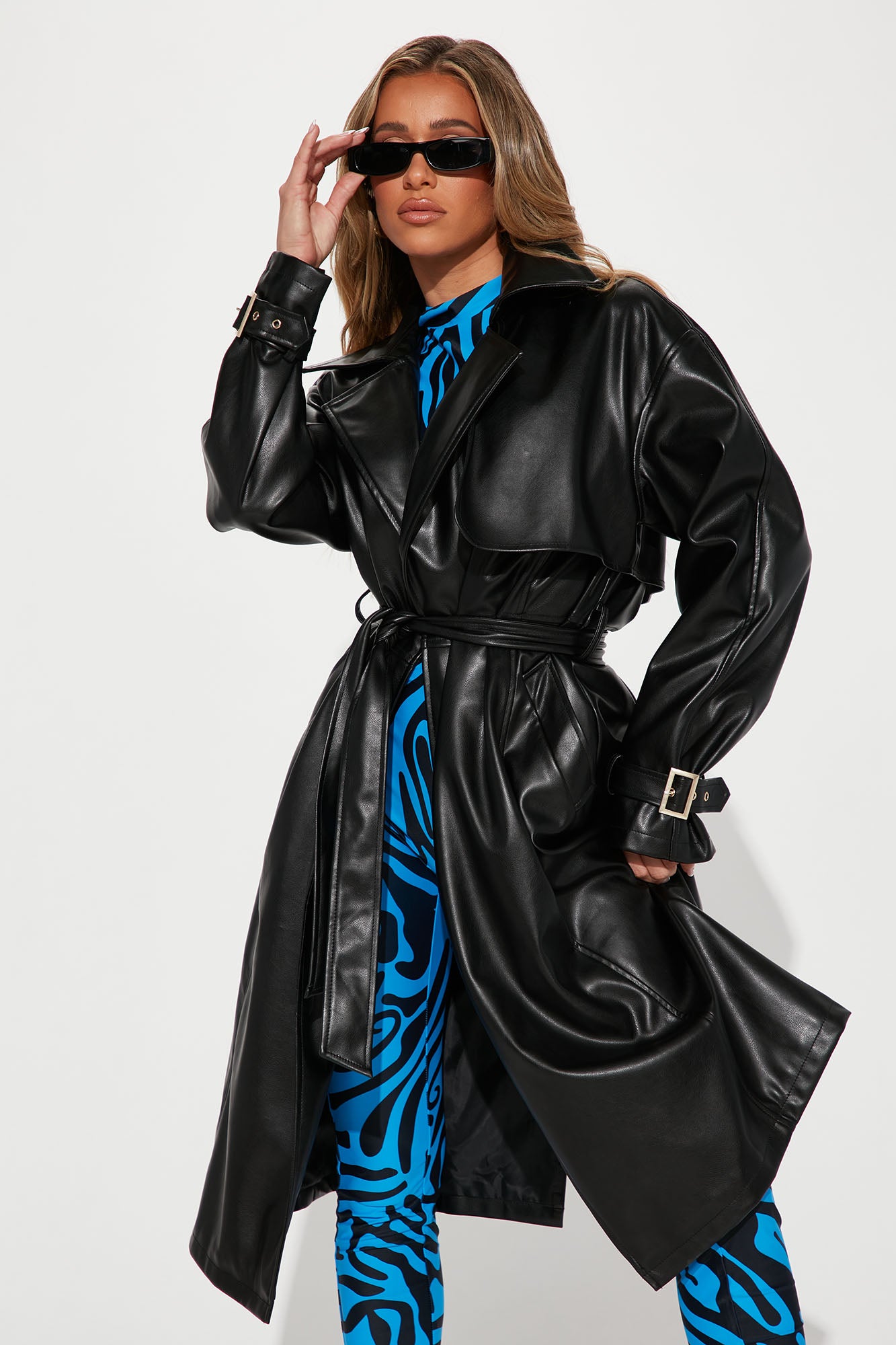 Mysterious Girl Trench Coat