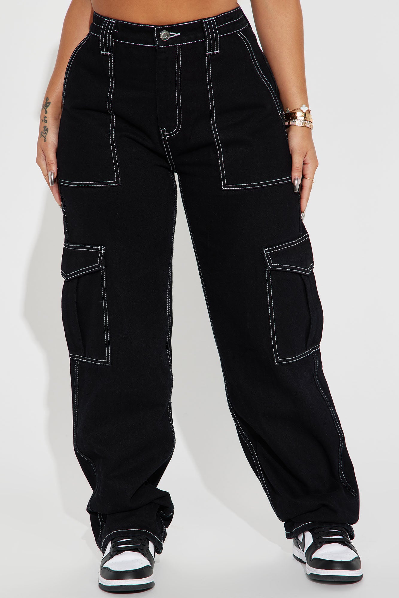 Petite Give Me A Break Cargo Carpenter Jeans