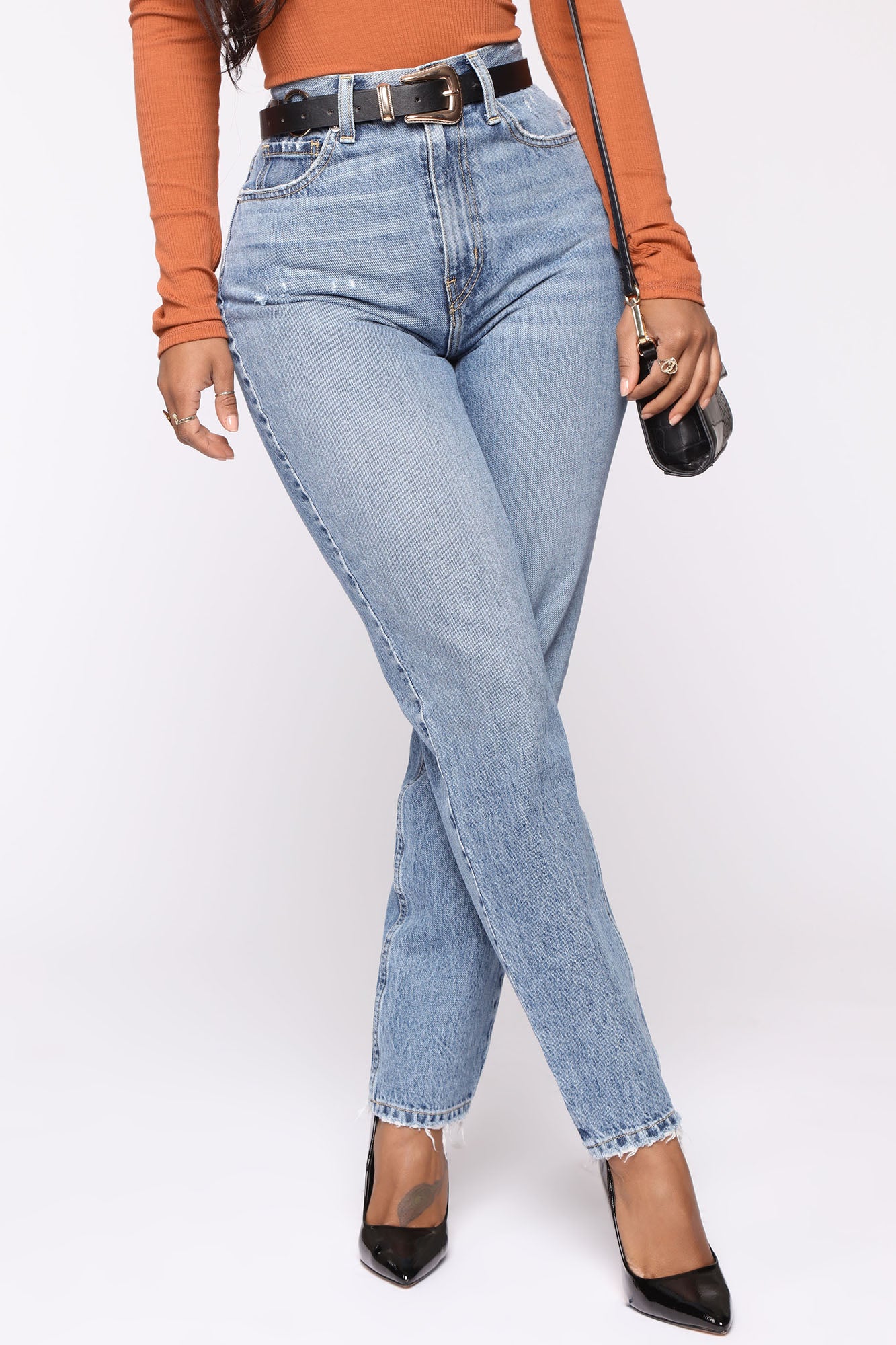 Very Special High Rise Mom Jeans