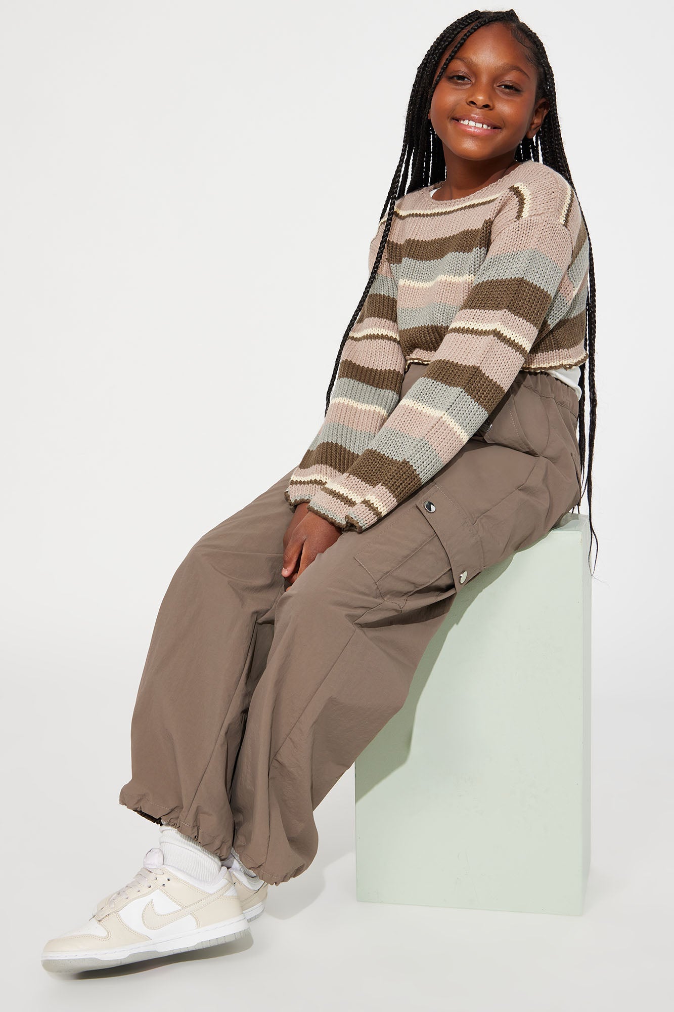 Mini So Typical Color Block Bolero Sweater