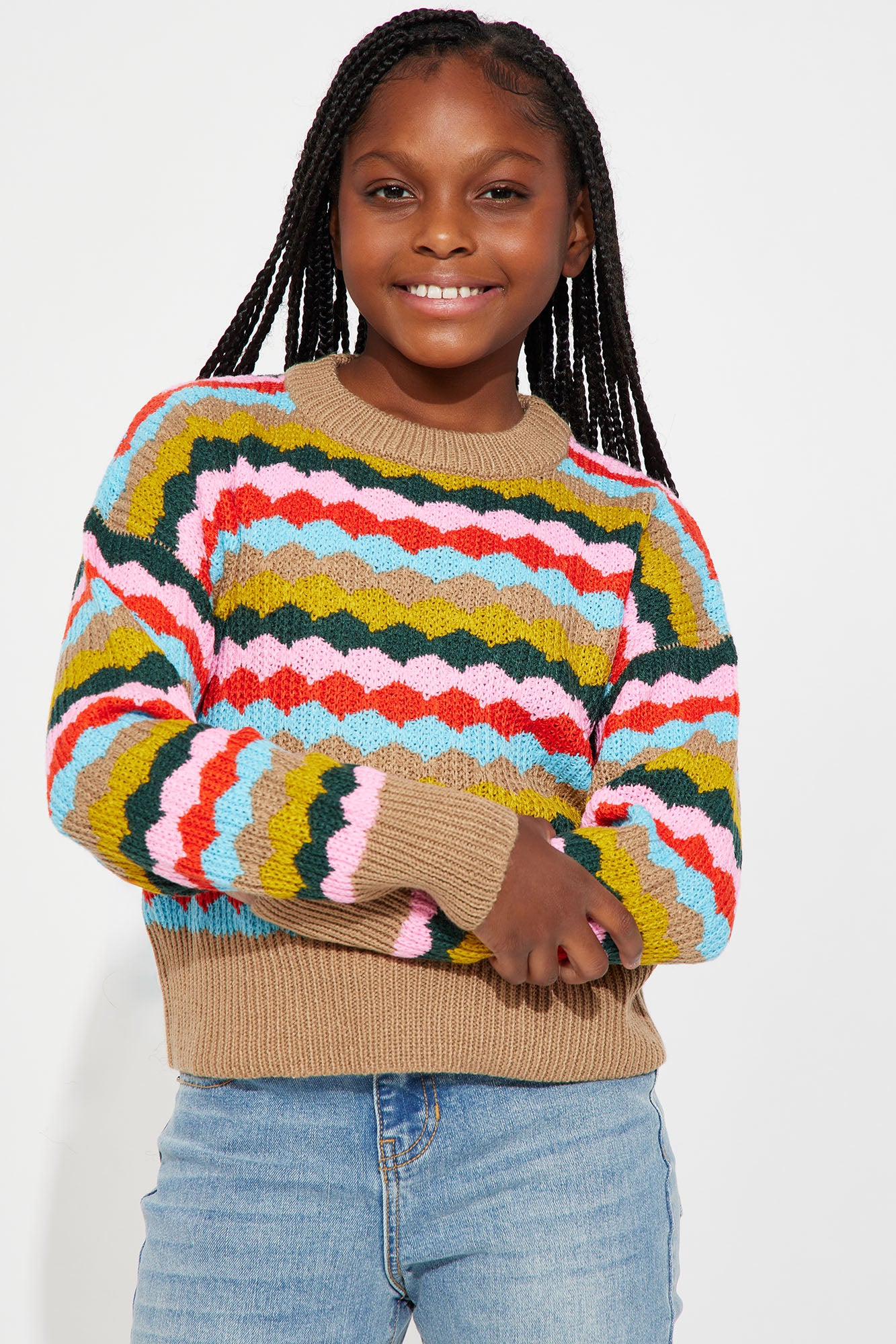 Mini Go To Striped Sweater