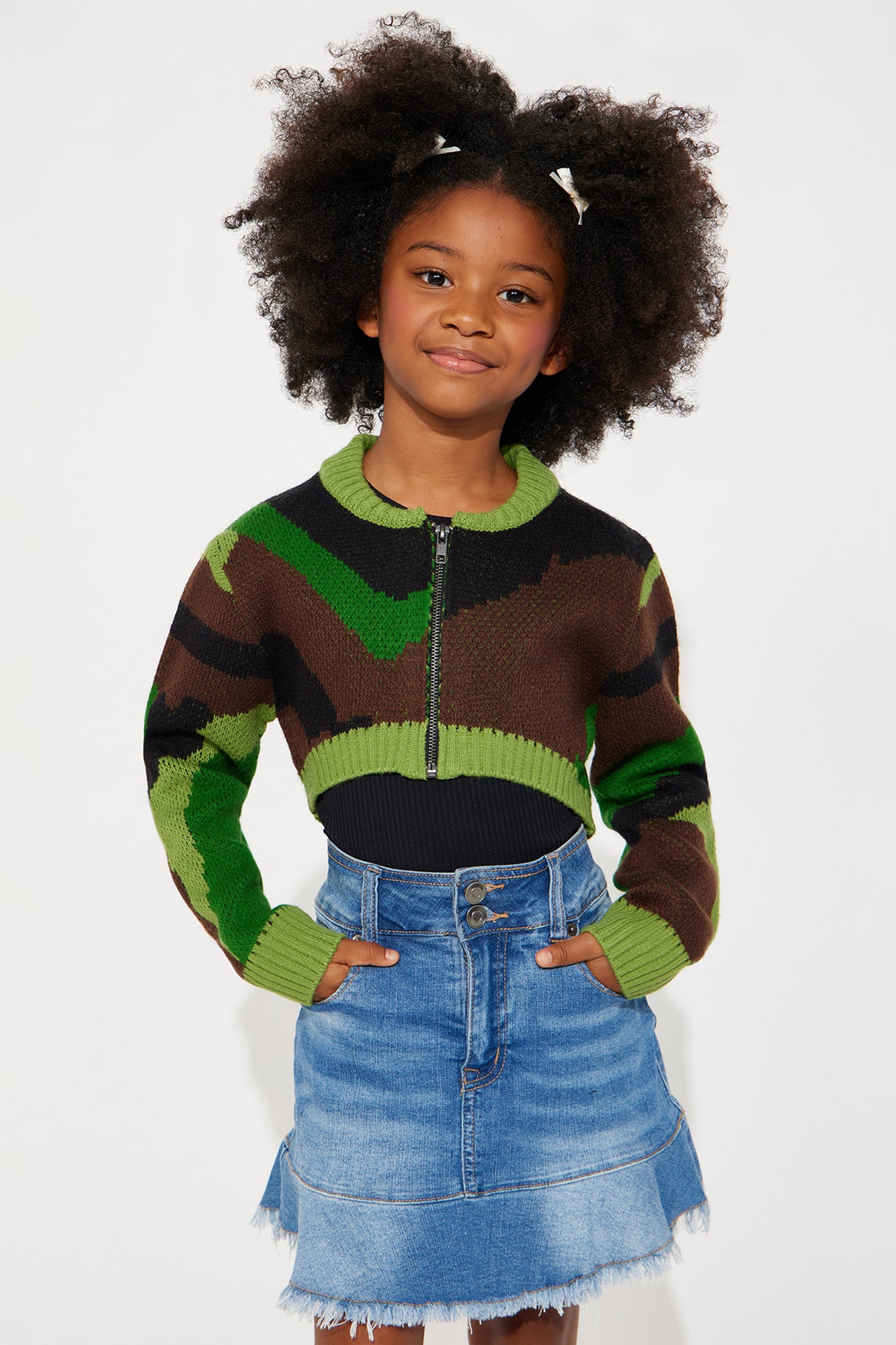 Mini Front Line Bolero Sweater