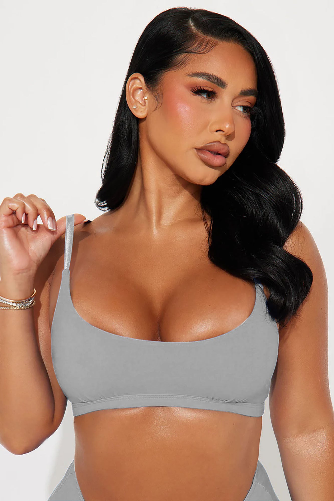 Nova Cotton Scoop Neck Bralette
