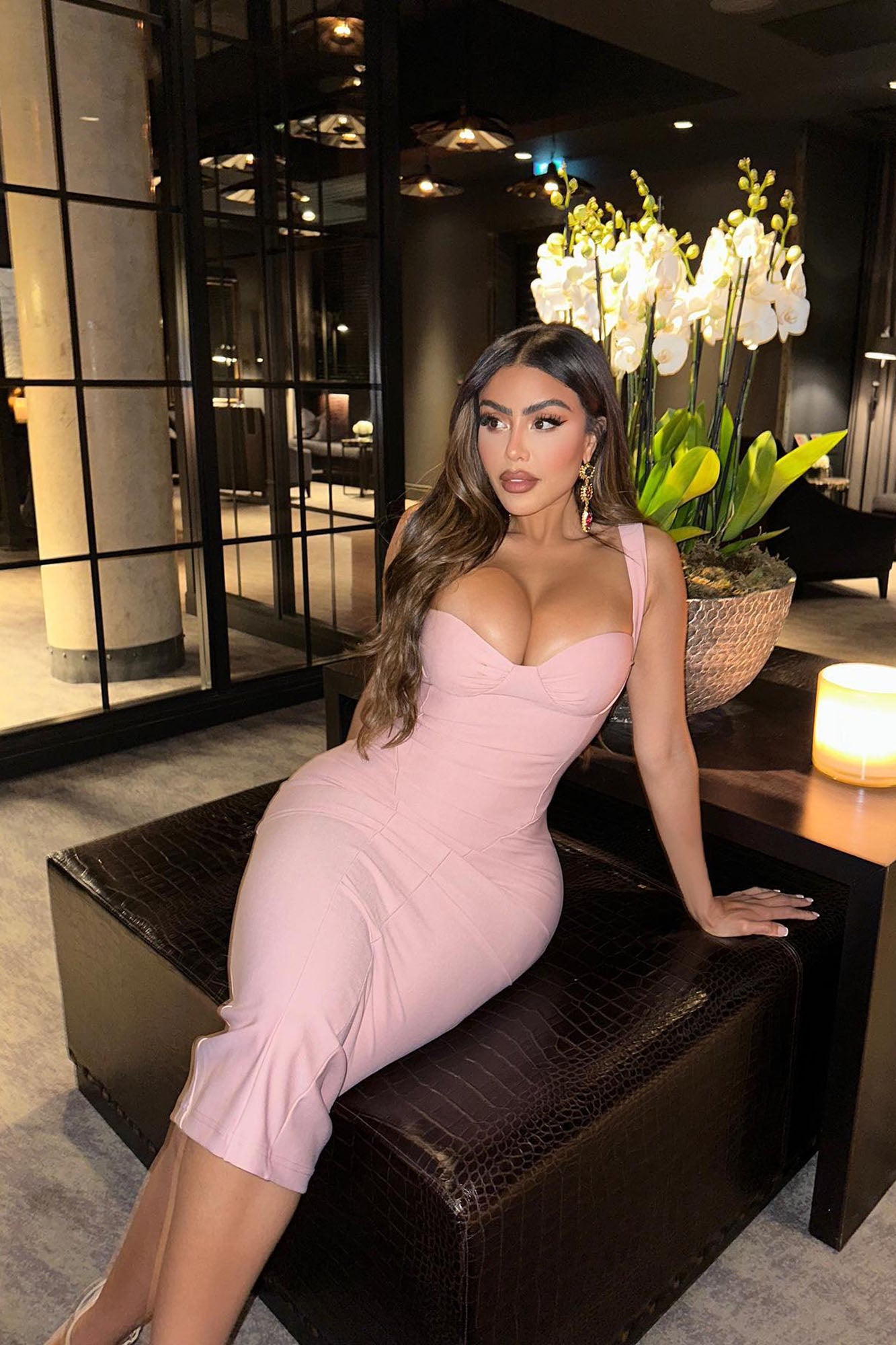 Lily Rosaline Midi Dress