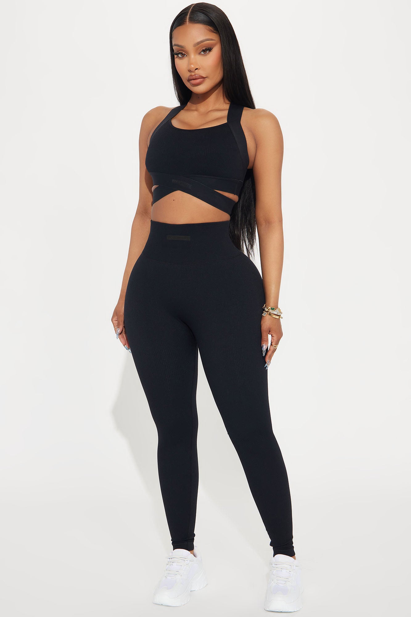 Fighter Ribbed Active Legging In Infinity Seamless