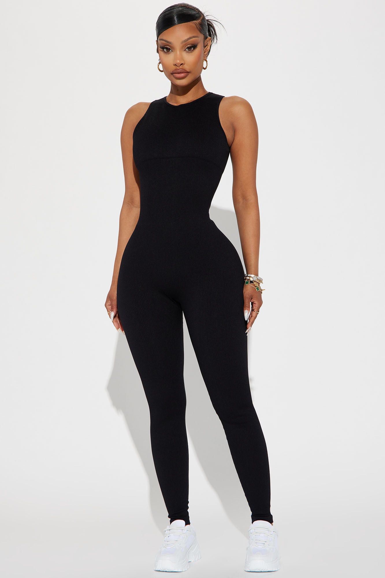 Effortless Kim Ribbed Seamless Jumpsuit