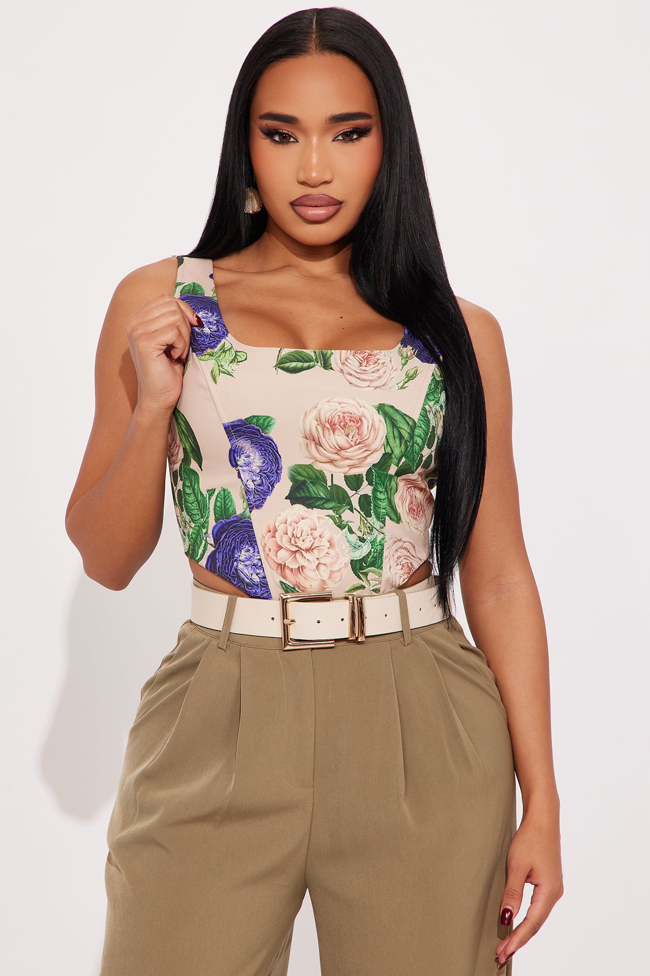 Garden In Full Bloom Corset Top