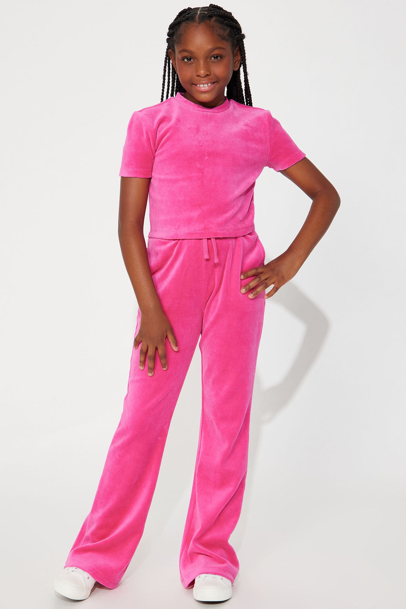 Mini OG Trendsetter Velour Baby Tee Set