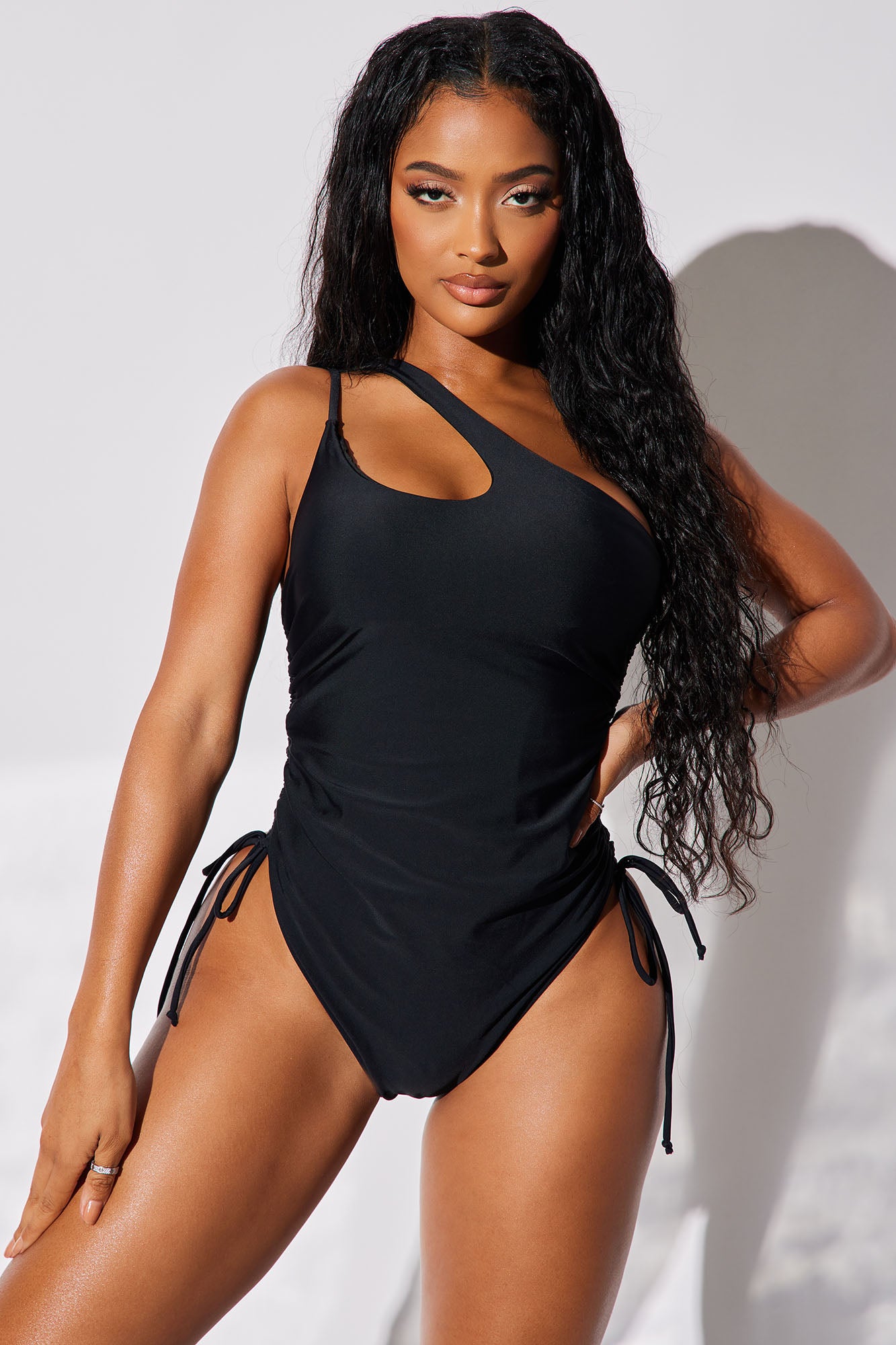 Mariah Ruched 1 Piece Swimsuit